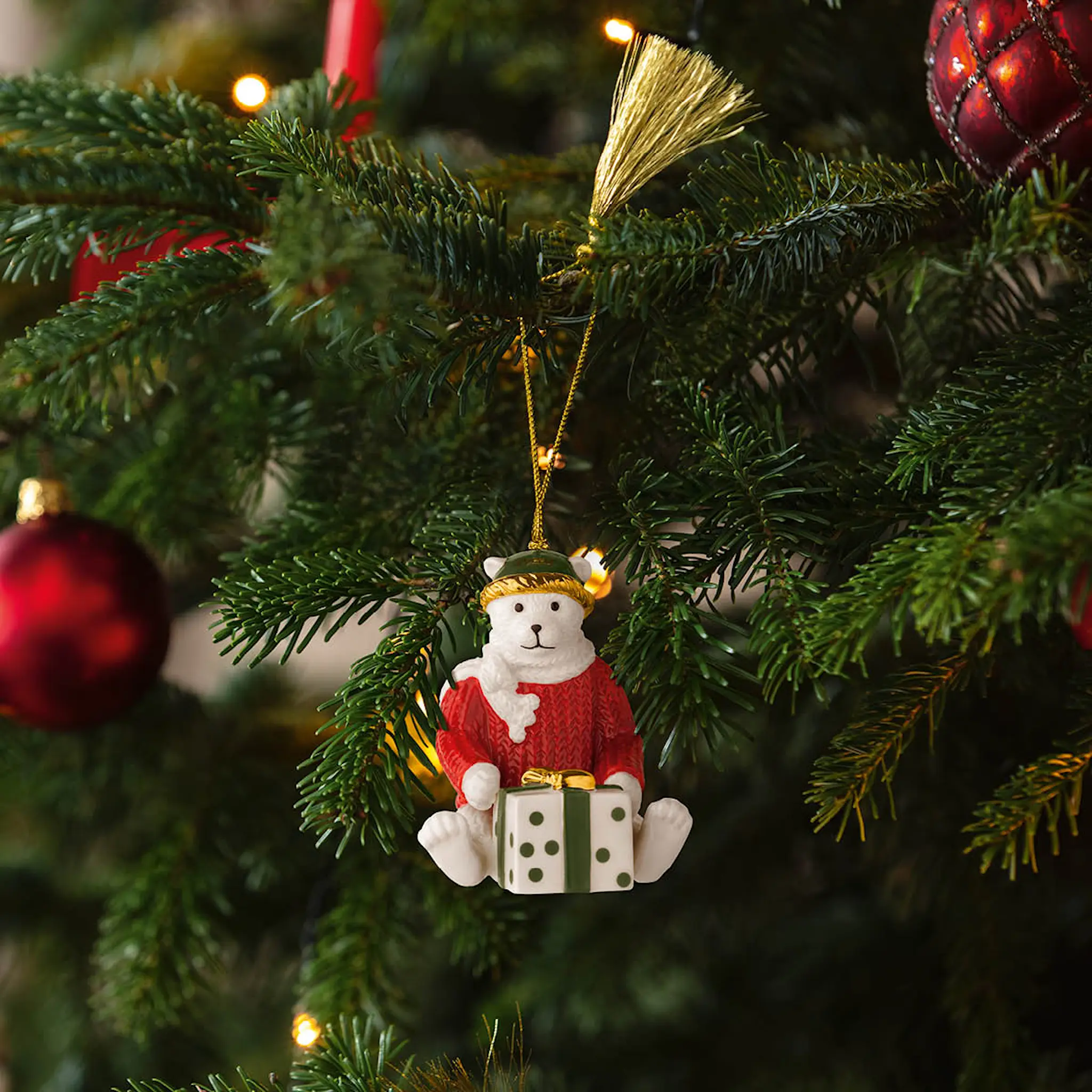 Villeroy & Boch Christmas Classic ornament nallebjörn 2026 guld