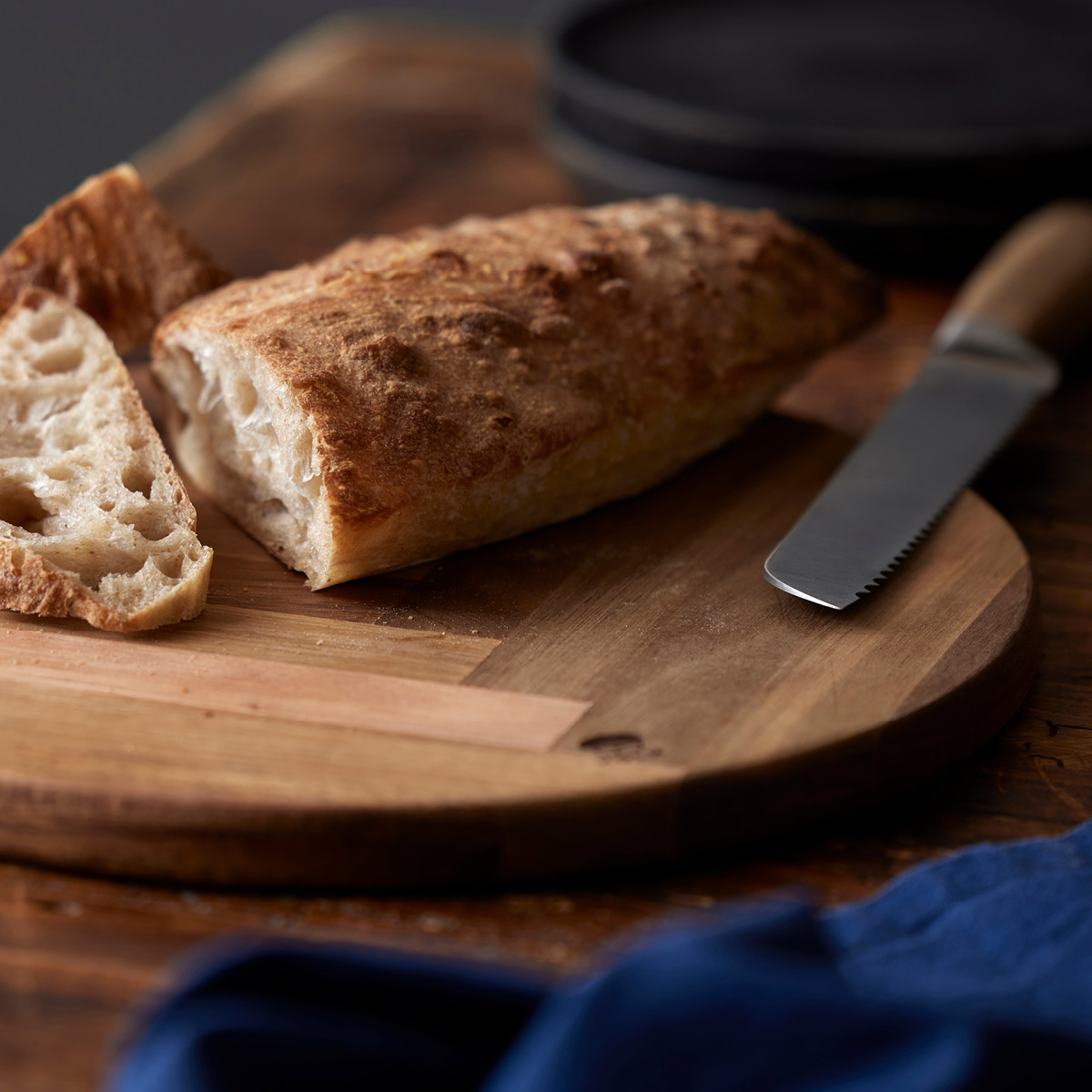 Holm Serveringsbricka 30,5x1,9 cm akaciaträ