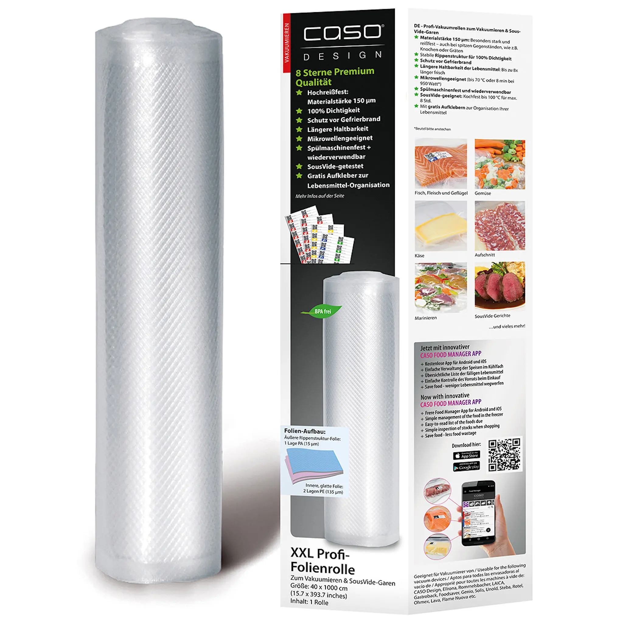 Caso Folierullar 40x1000 cm 1-Pack 150My