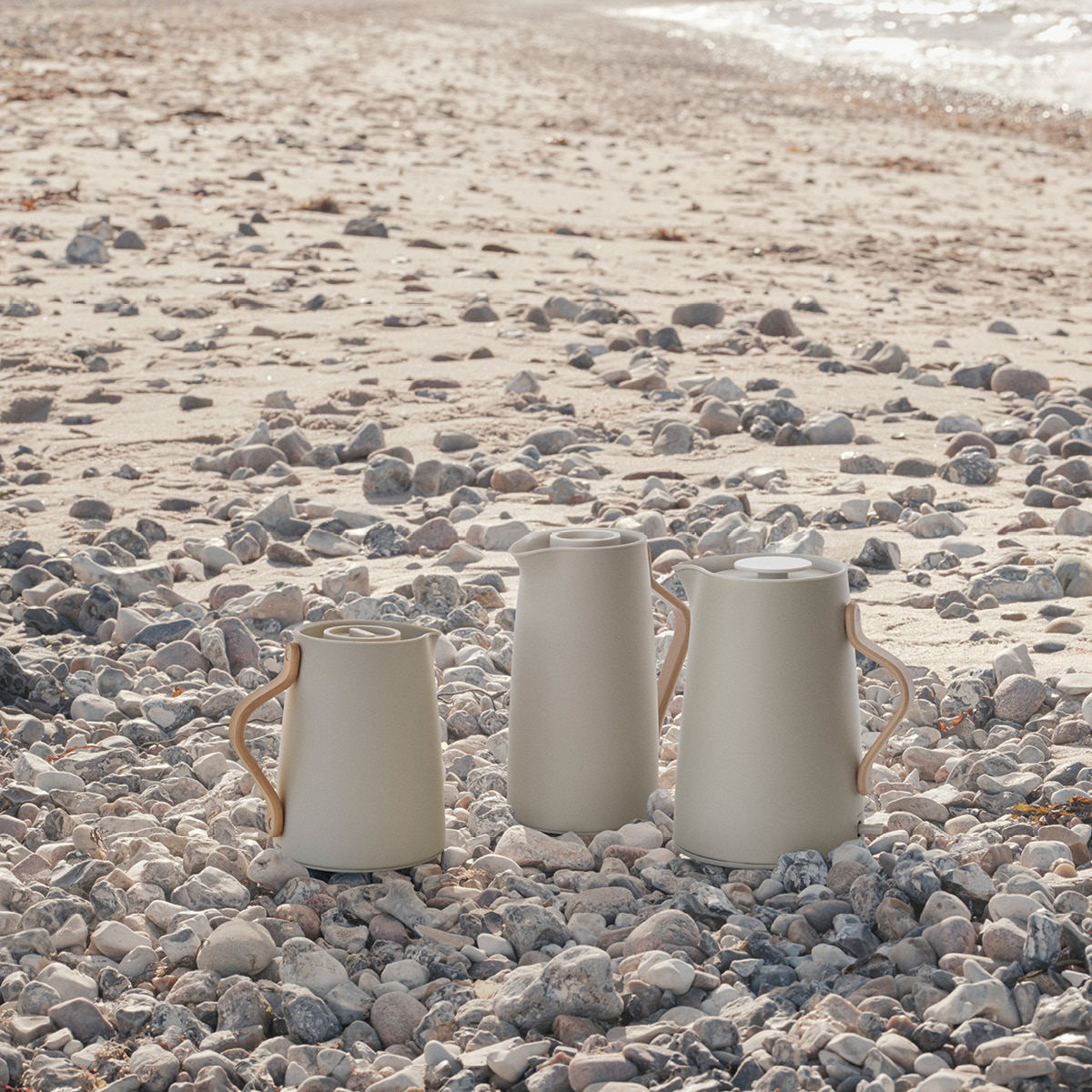 Stelton Danish Modern Emma Vattenkokare 1,2 L Soft Sand