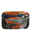 Fjällvandring bricka 33x21 cm orange