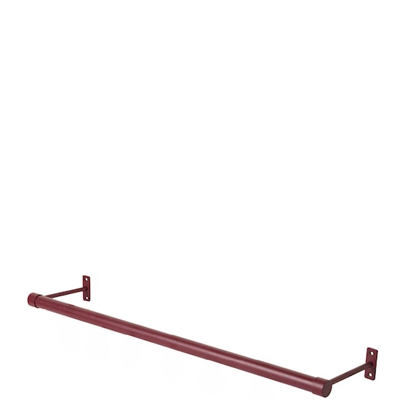 HANG-IT köksstång med krokar 90 cm vinröd