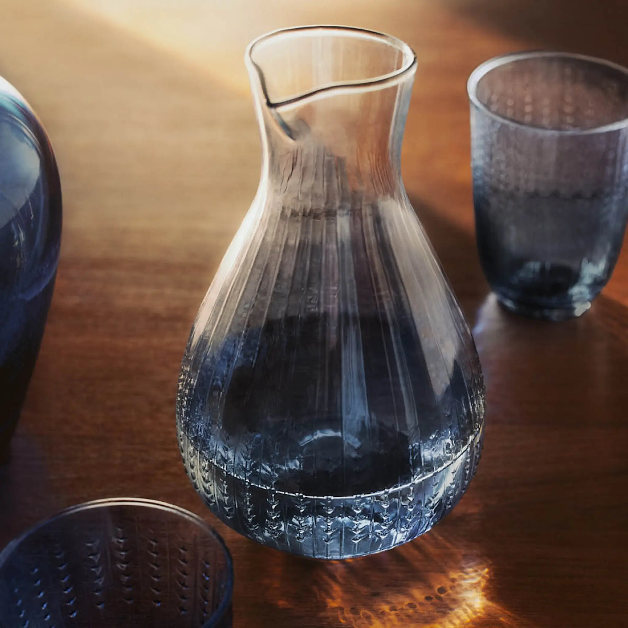 Rörstrand Swedish Grace karaffel 1L blå