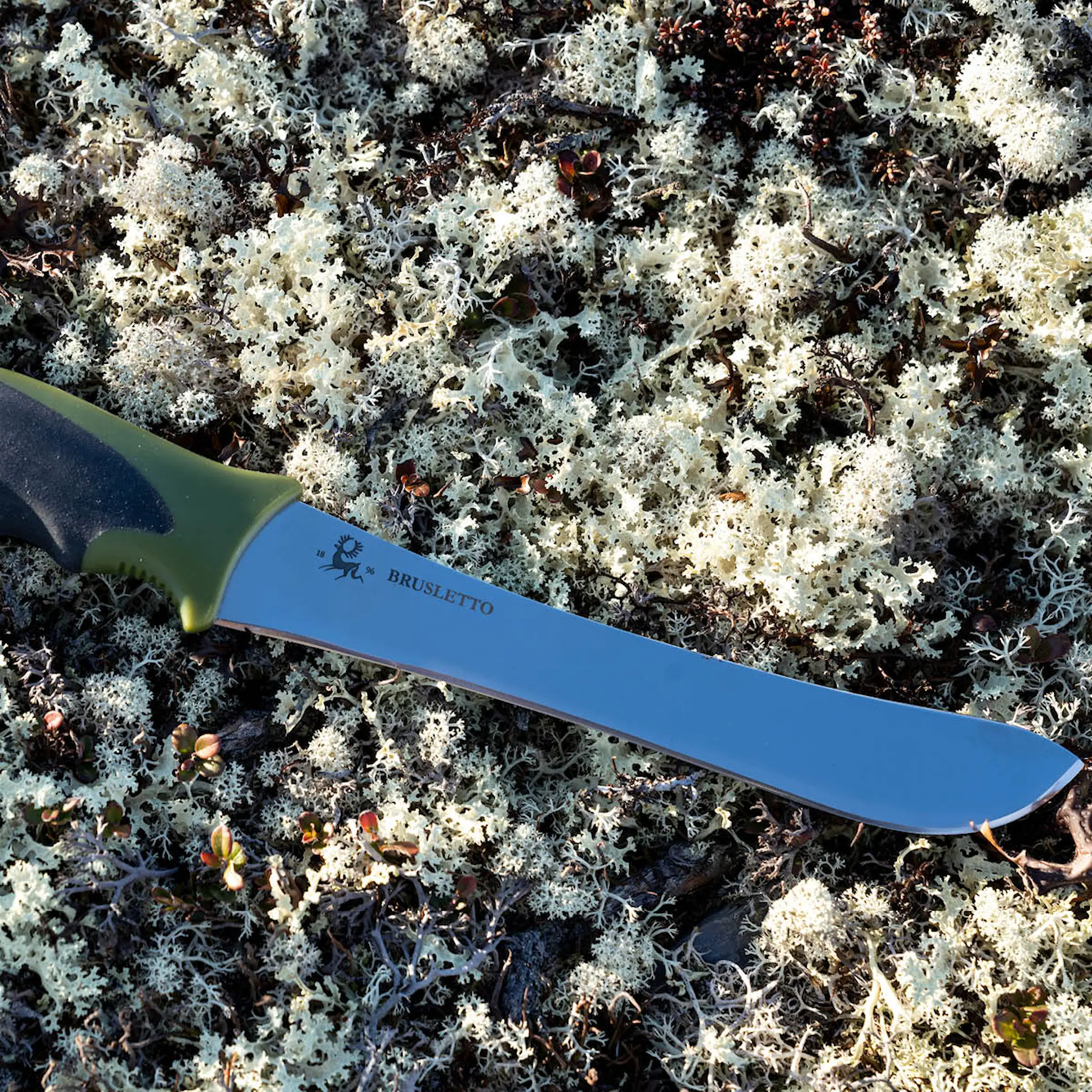 Brusletto Butcher jaktkniv 28 cm svart/grön
