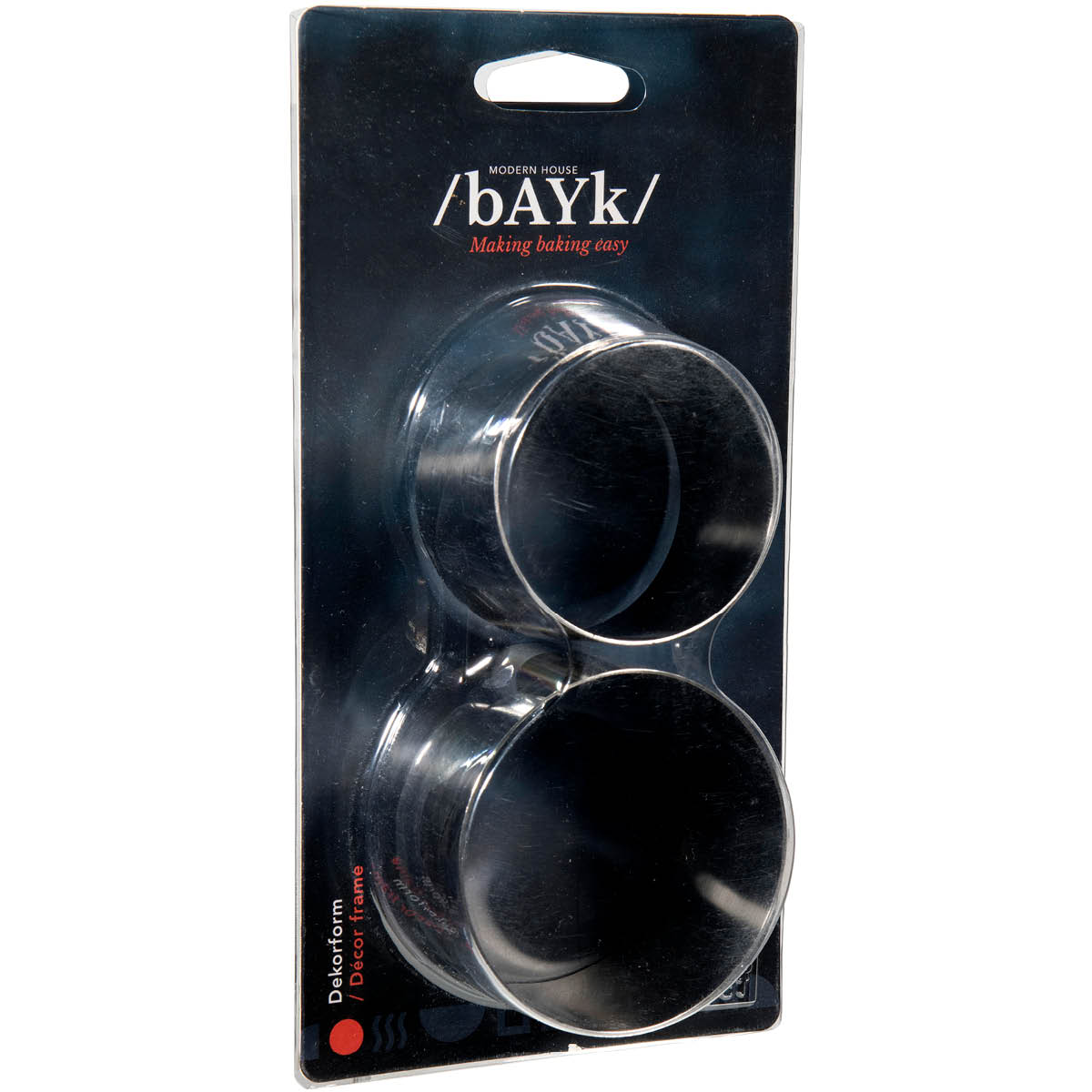 Modern House BAYk dekorform s/2 blank