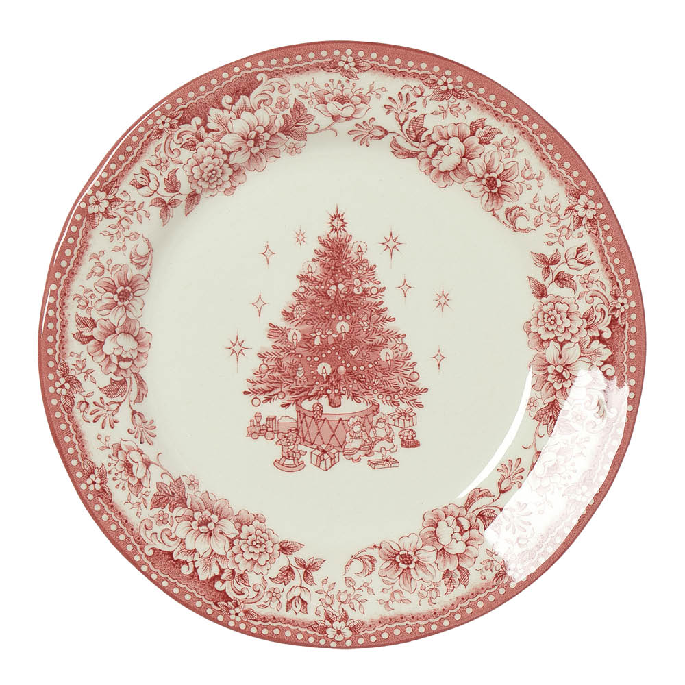 Holmen Diana tallerken 20,5 cm rød