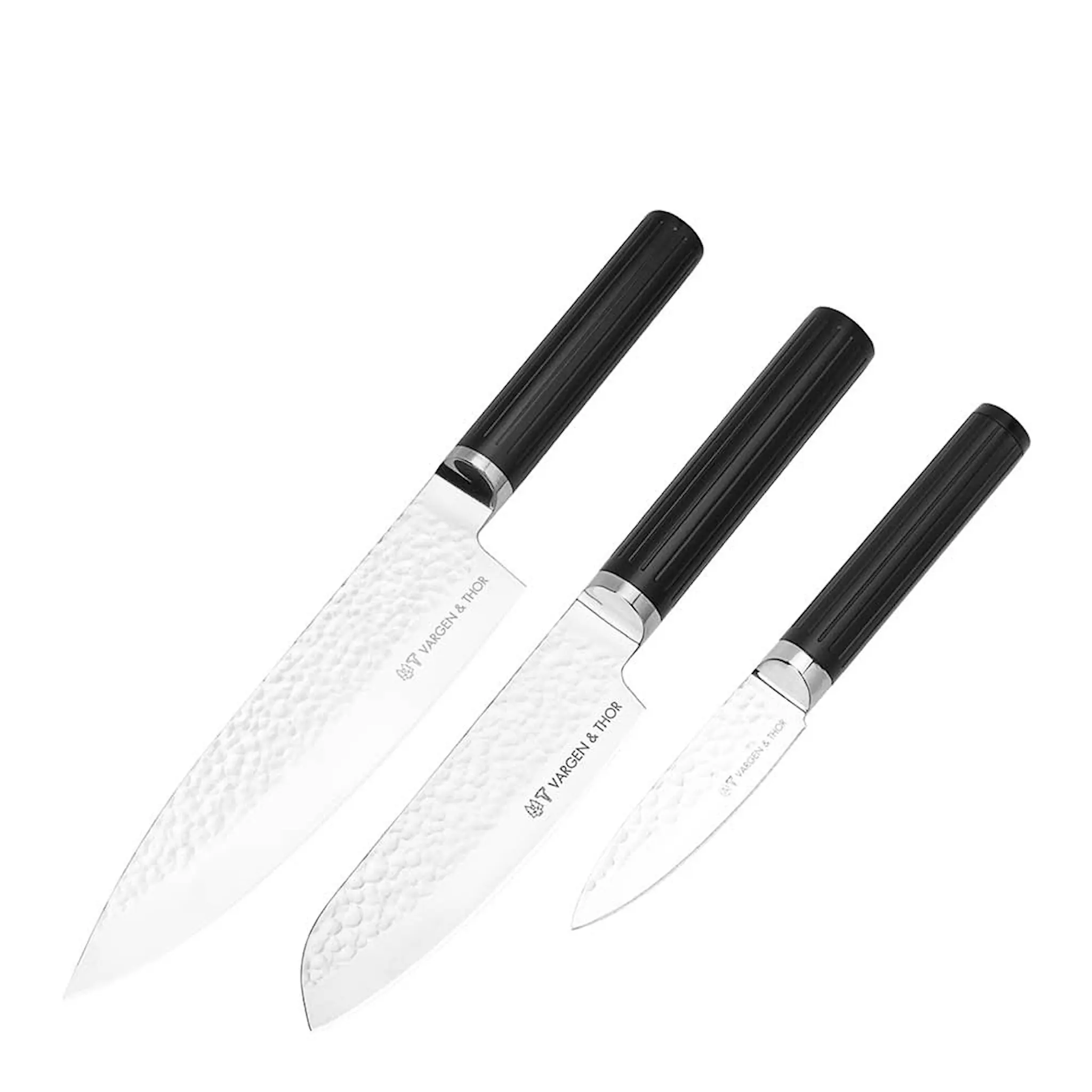 Vargen & Thor Glima Veitsisetti 3 osaa Musta