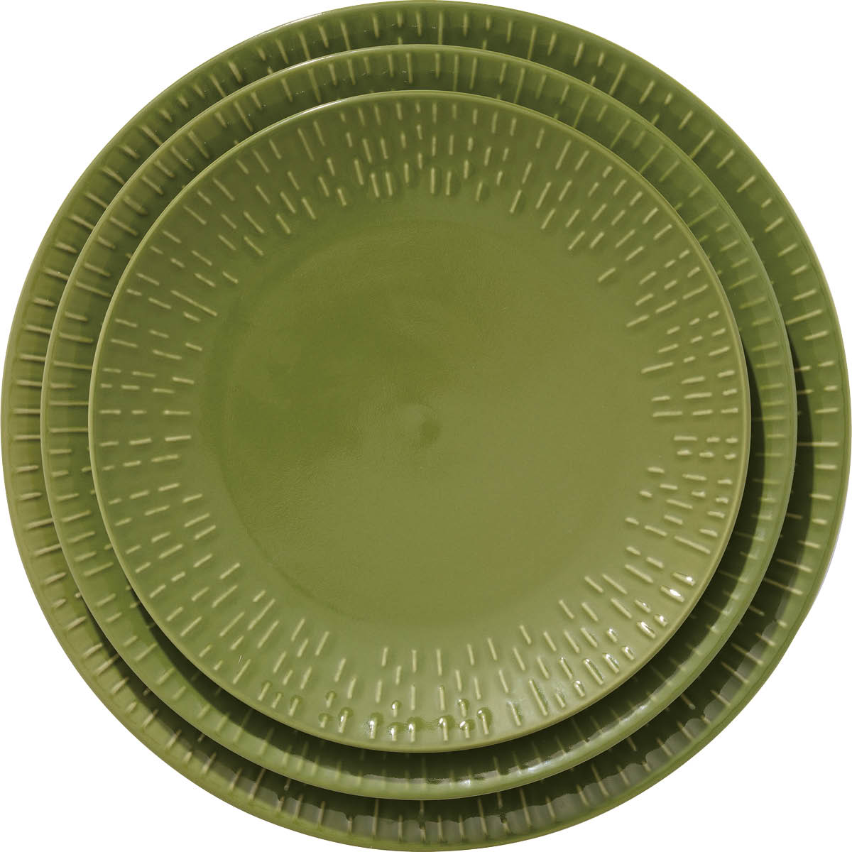 Aida - Life in colour Confetti Tallrik 21 cm Oliv