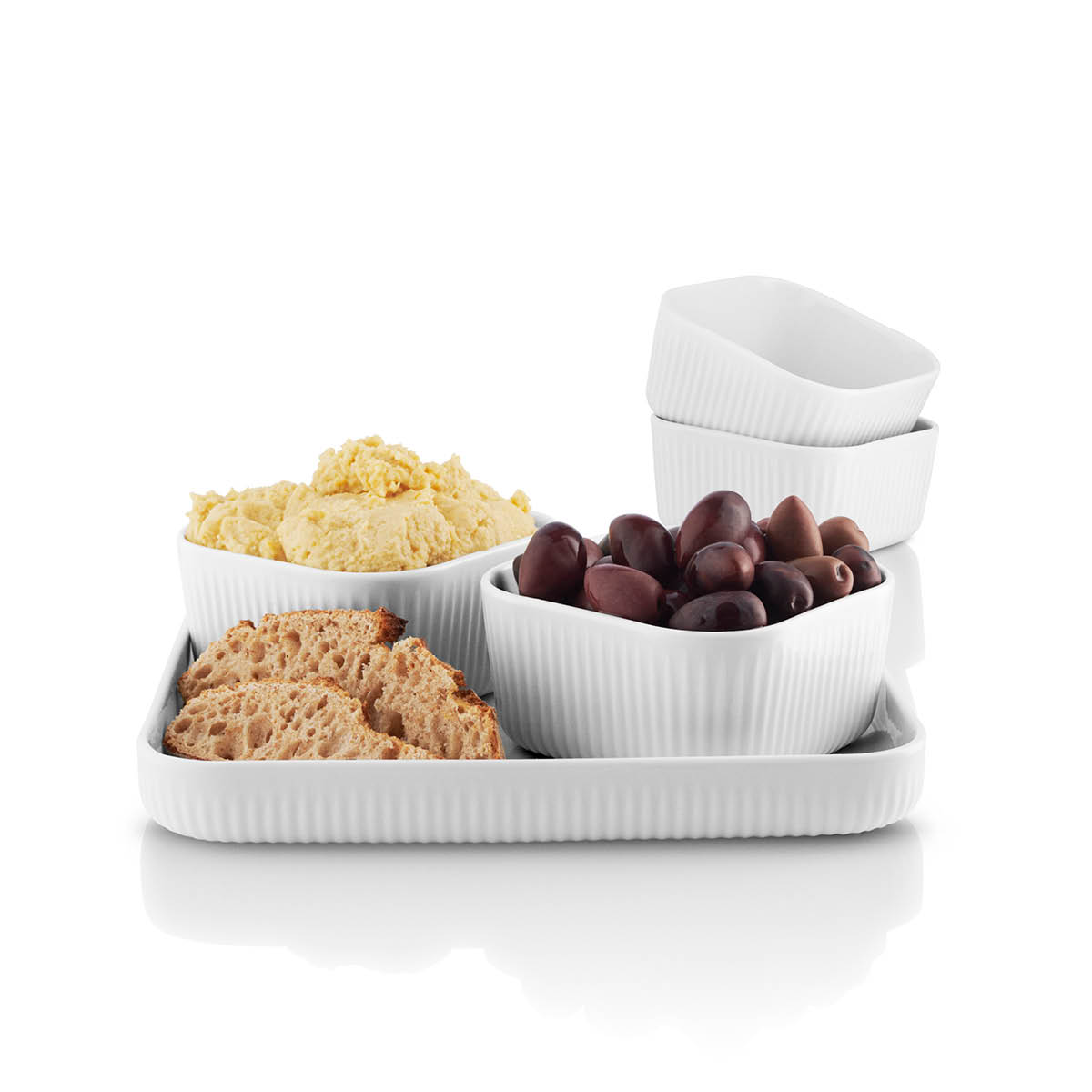 Eva Trio Legio Nova Tapassett 4Skål+Fat