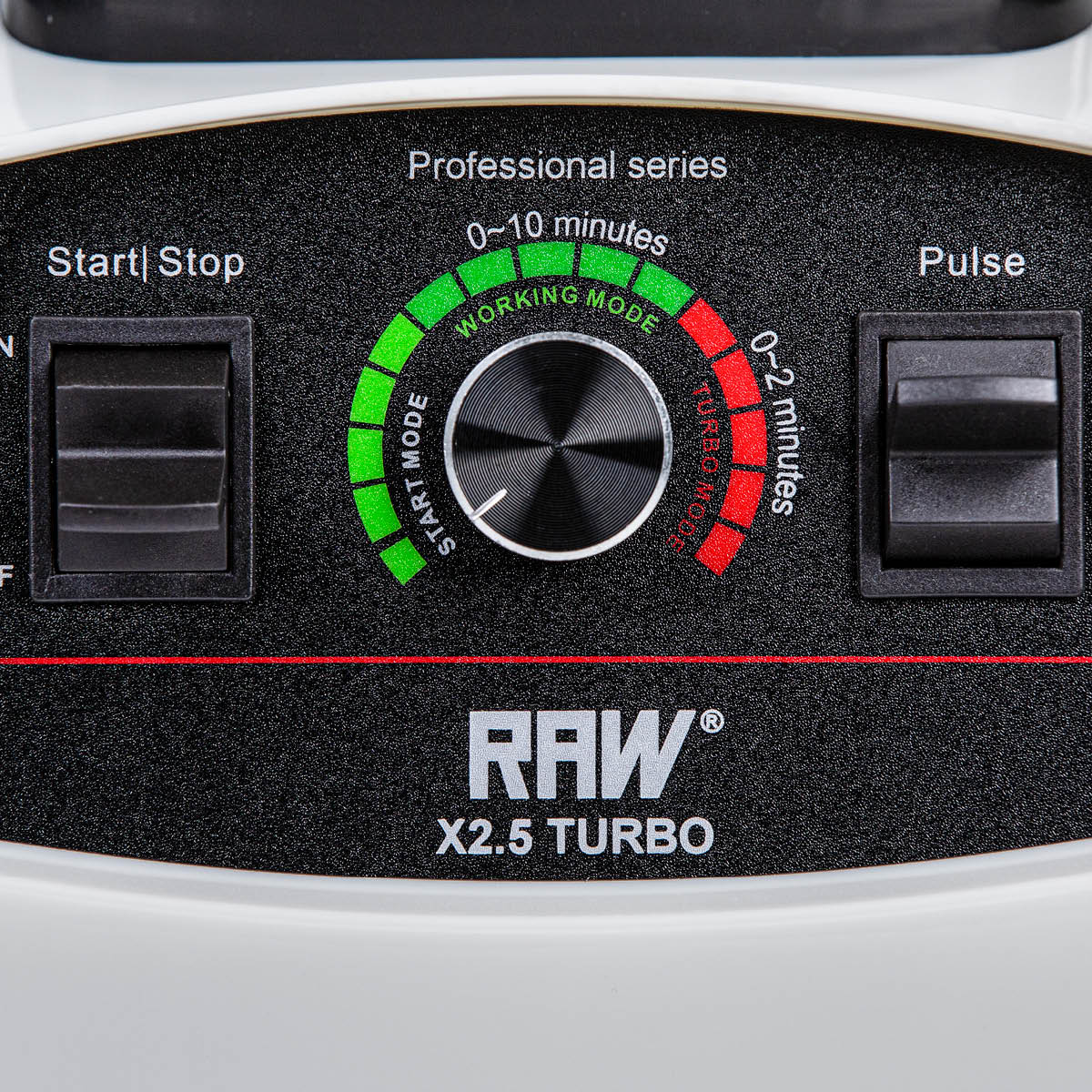 RAW Blender X Tehosekoitin 2,5 Turbo 2L 1800W Hopea