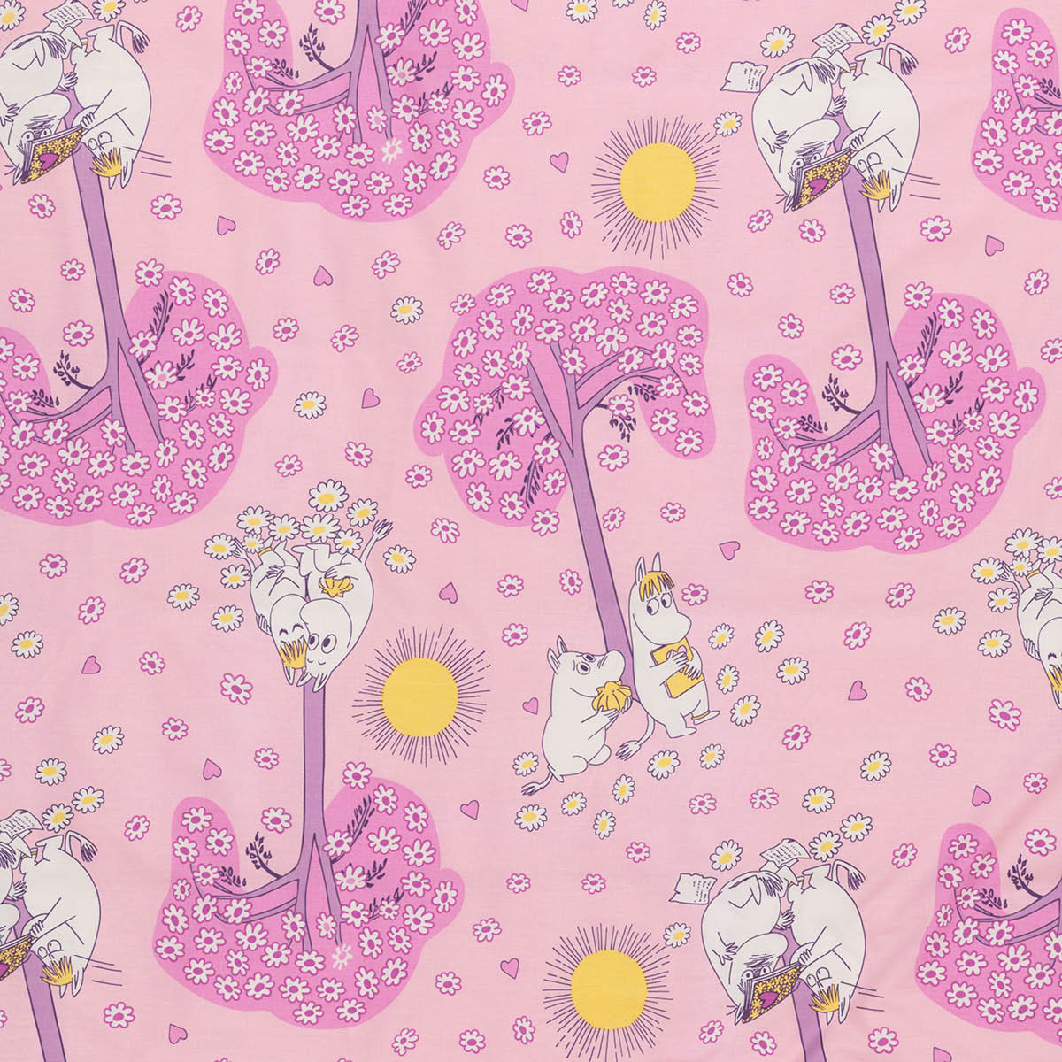 Moomin Arabia Mumin bäddset 150x210 cm Förälskade