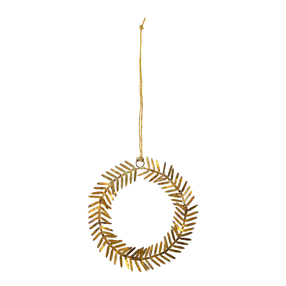 House Doctor Lamet julepynt 9 cm messing