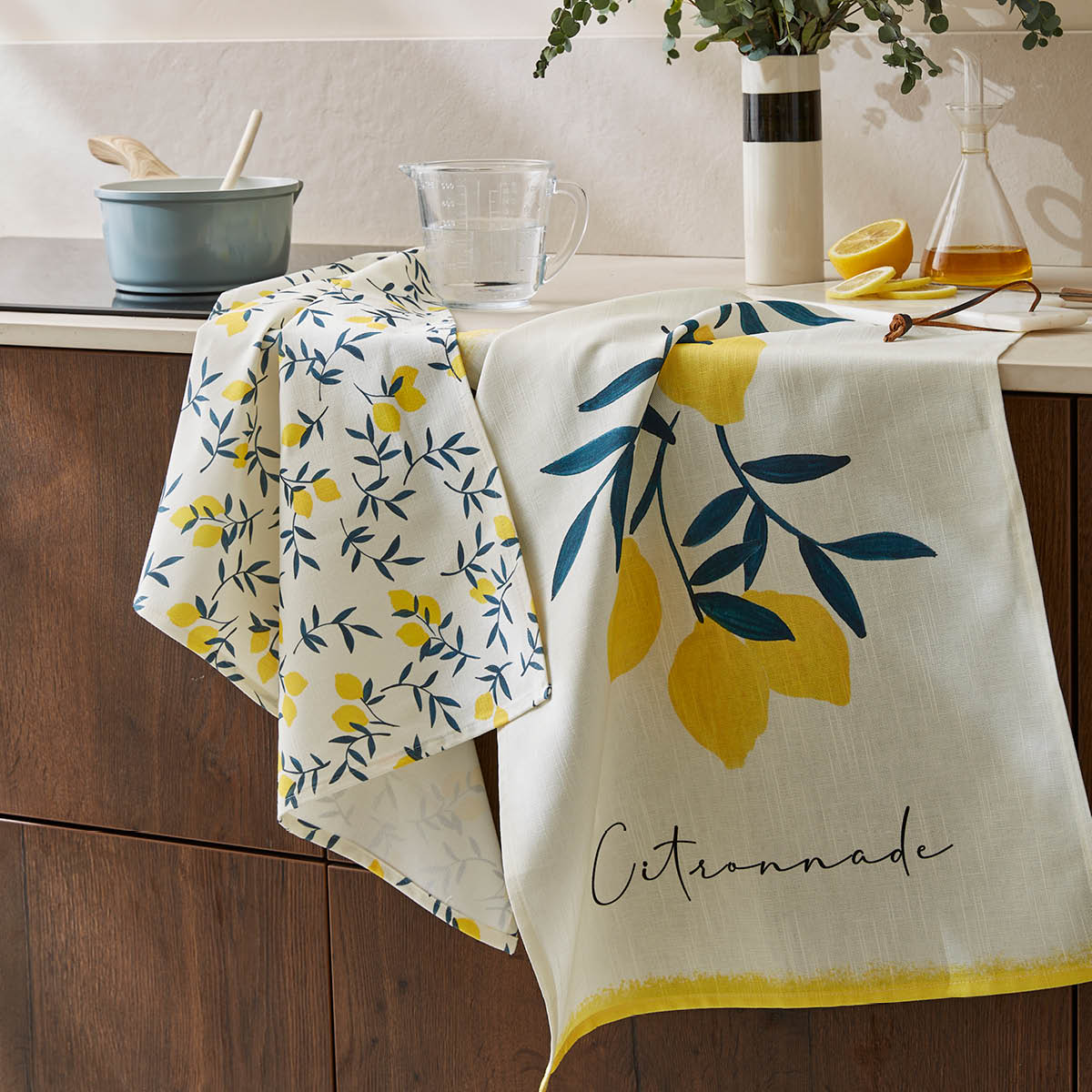 Coucke Kökshandduk 50x75 cm Citronnade