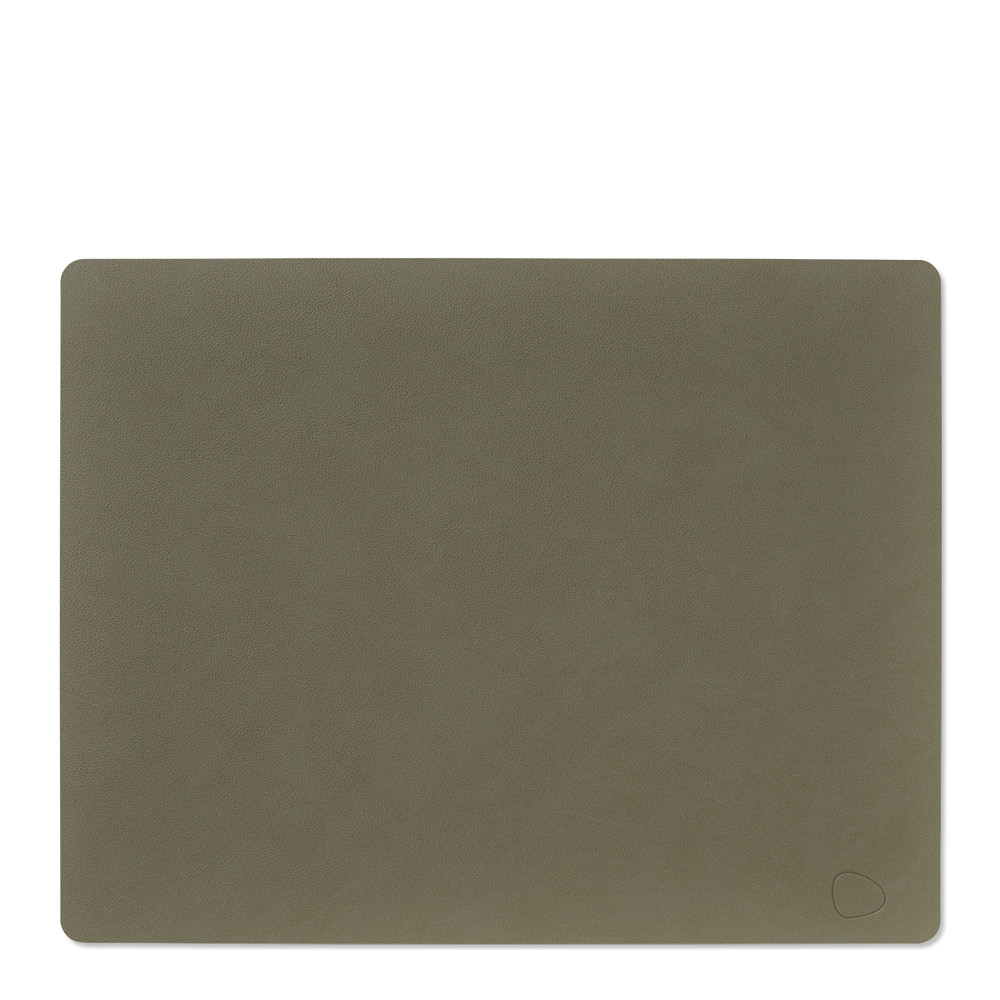LIND DNA Square Nupo Bordstablett Dubbelsidig Army Grön/Natur