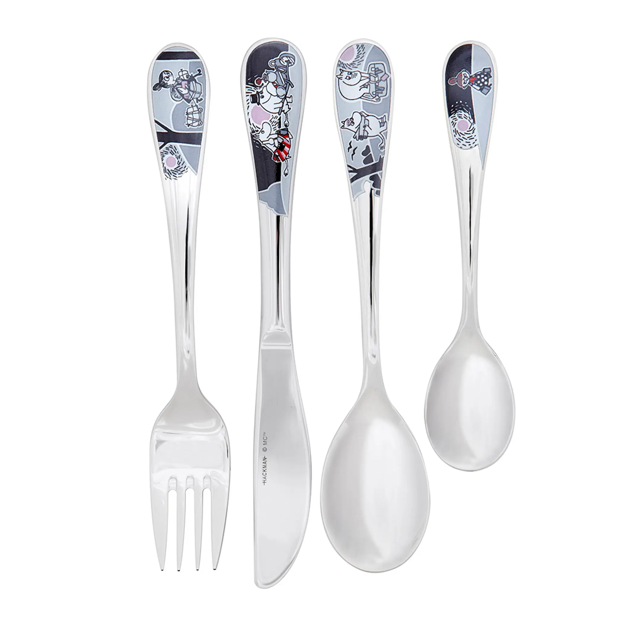 Moomin Arabia Mumin Bestickset 4 delar Äventyr Flytten