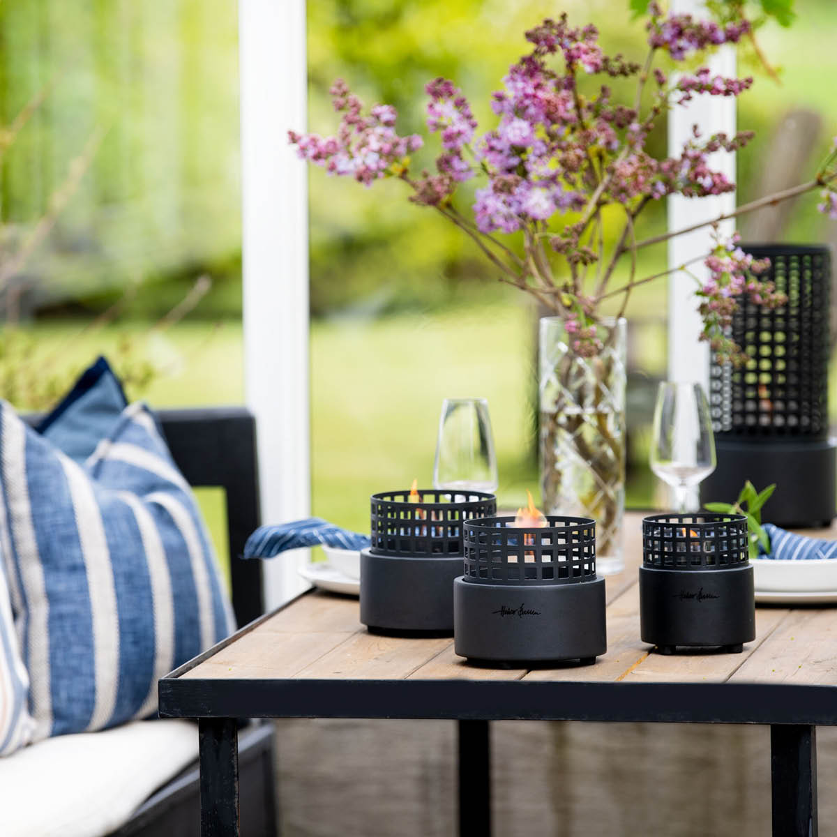 Tenderflame Signal hill lykt 12 svart