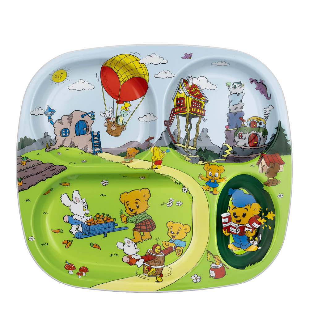 Rätt Start Bamse tallrik med 4 fack