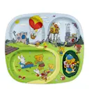 Bamse tallrik med 4 fack