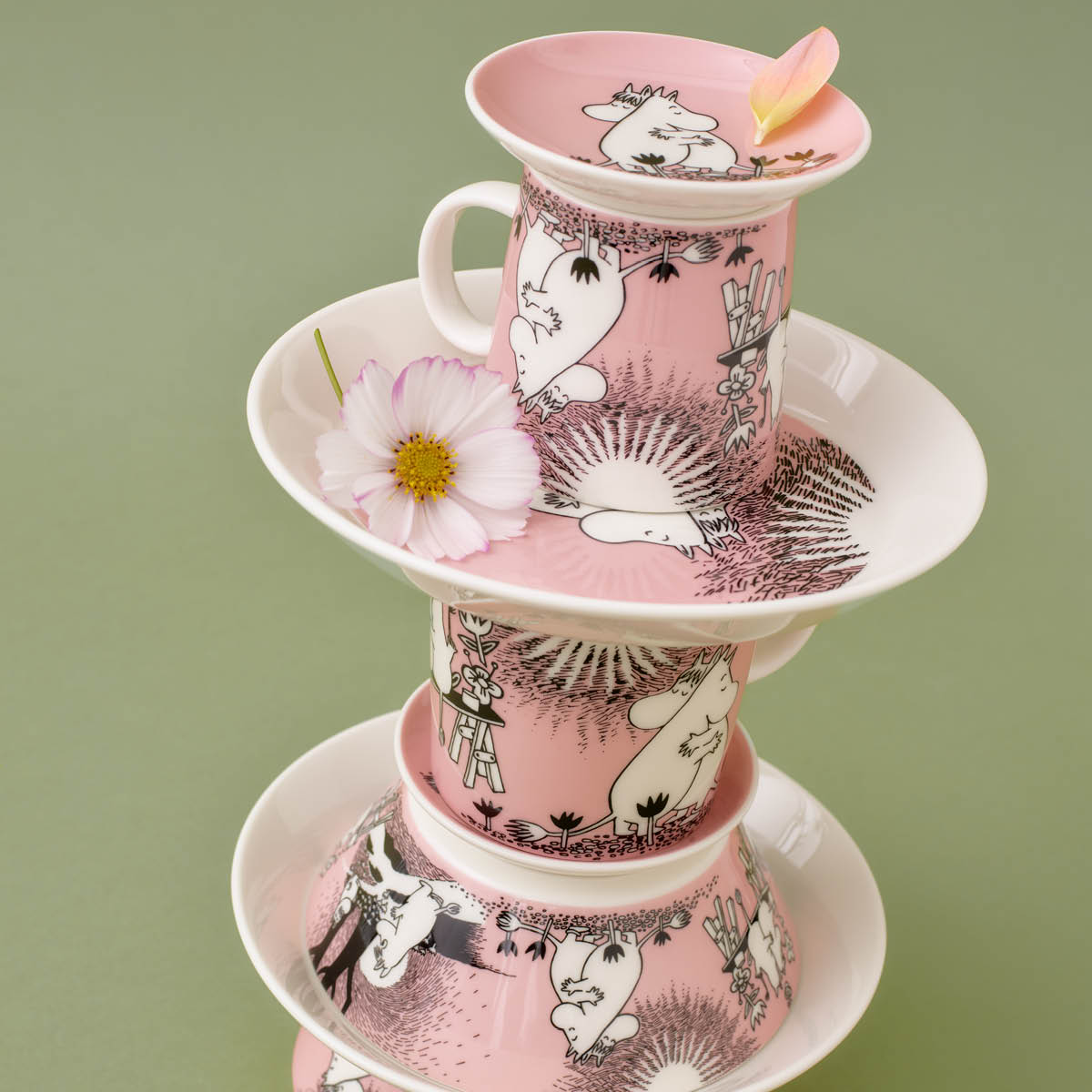 Moomin Arabia Mummikopp 30 cl Kjærlighet rosa 30 år