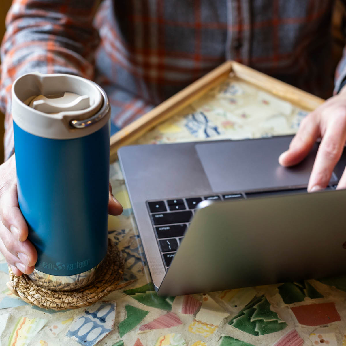 Klean Kanteen TKWide termosmugg 35 cl med cafélock Corsair