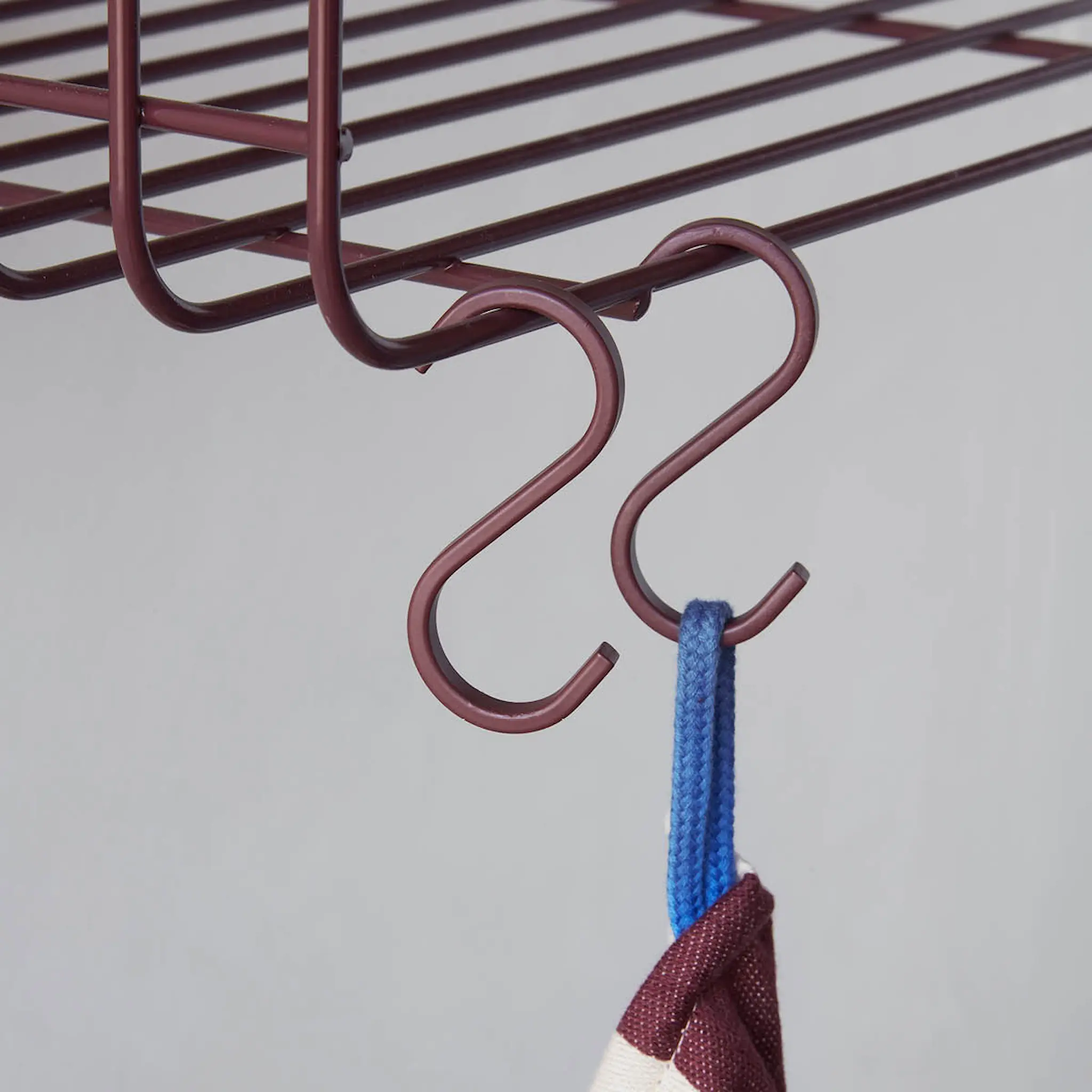 Mette Ditmer HANG-IT S-krok 3x6,5 cm 5 stk vinrød