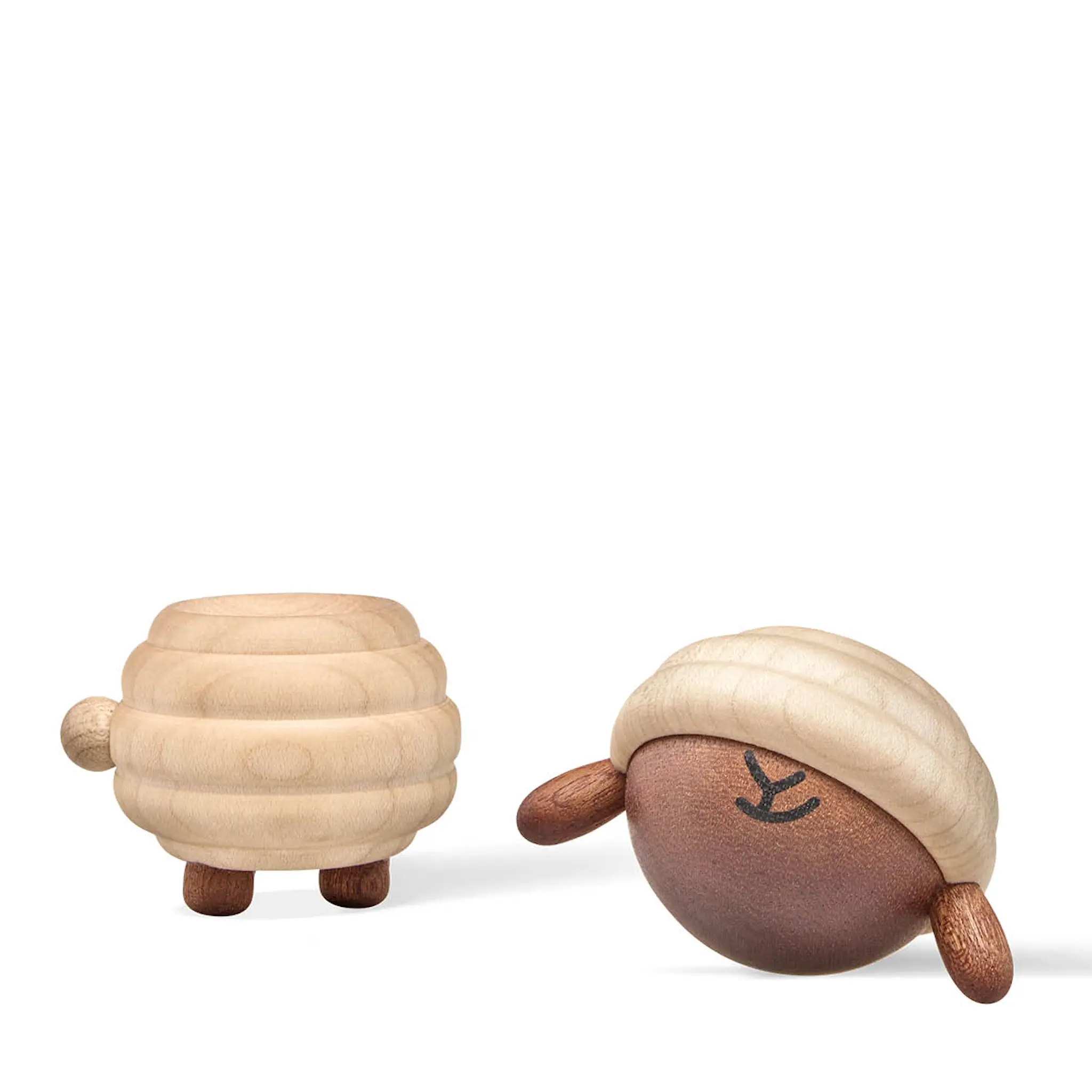 FableWood Puufiguuri Lammas Ulla 8 cm Vaahtera/Sapele