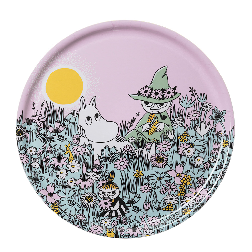 Moomin Arabia - Muumi Tarjotin 35 cm Sydänystävät