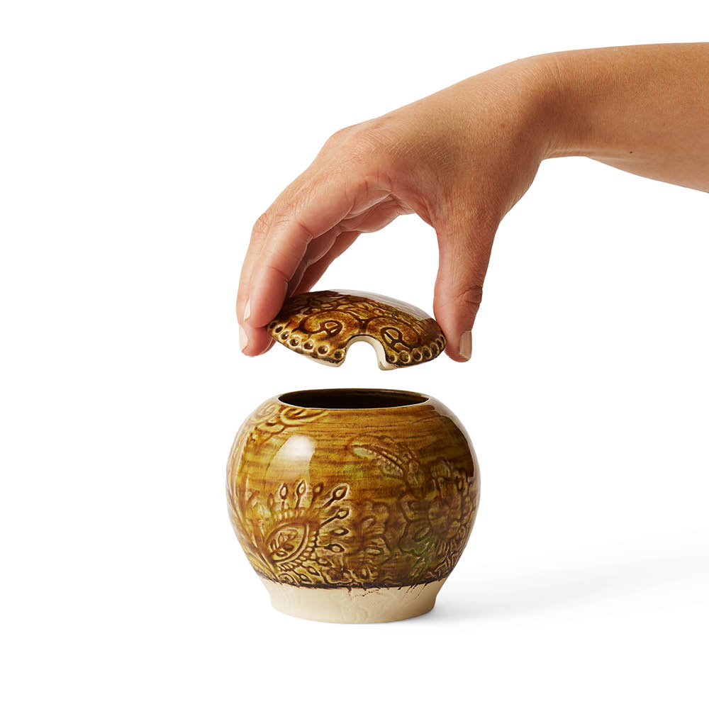 Sthål Arabesque sockerskål 9 cm pineapple