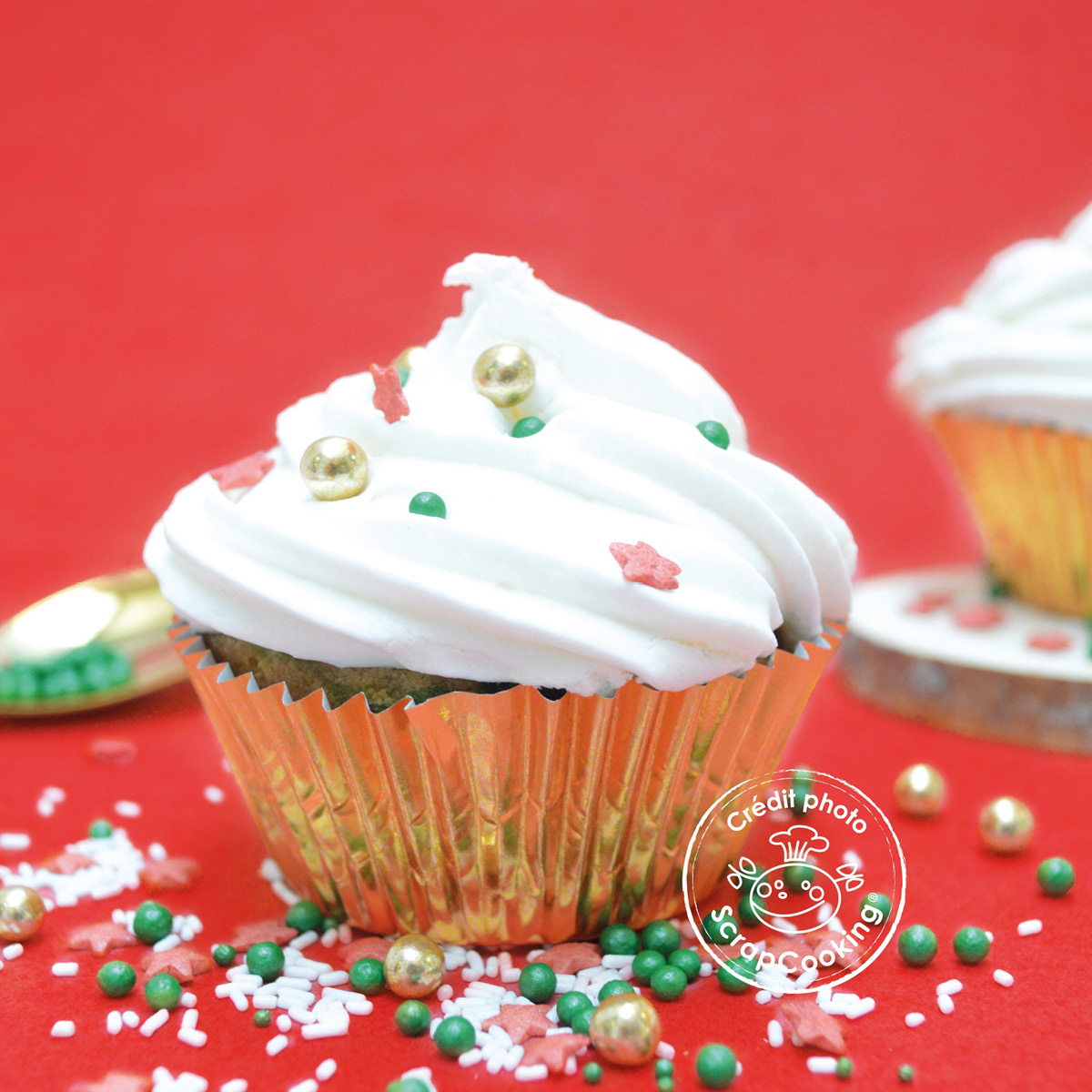 ScrapCooking Muffinsform 48-pack guld