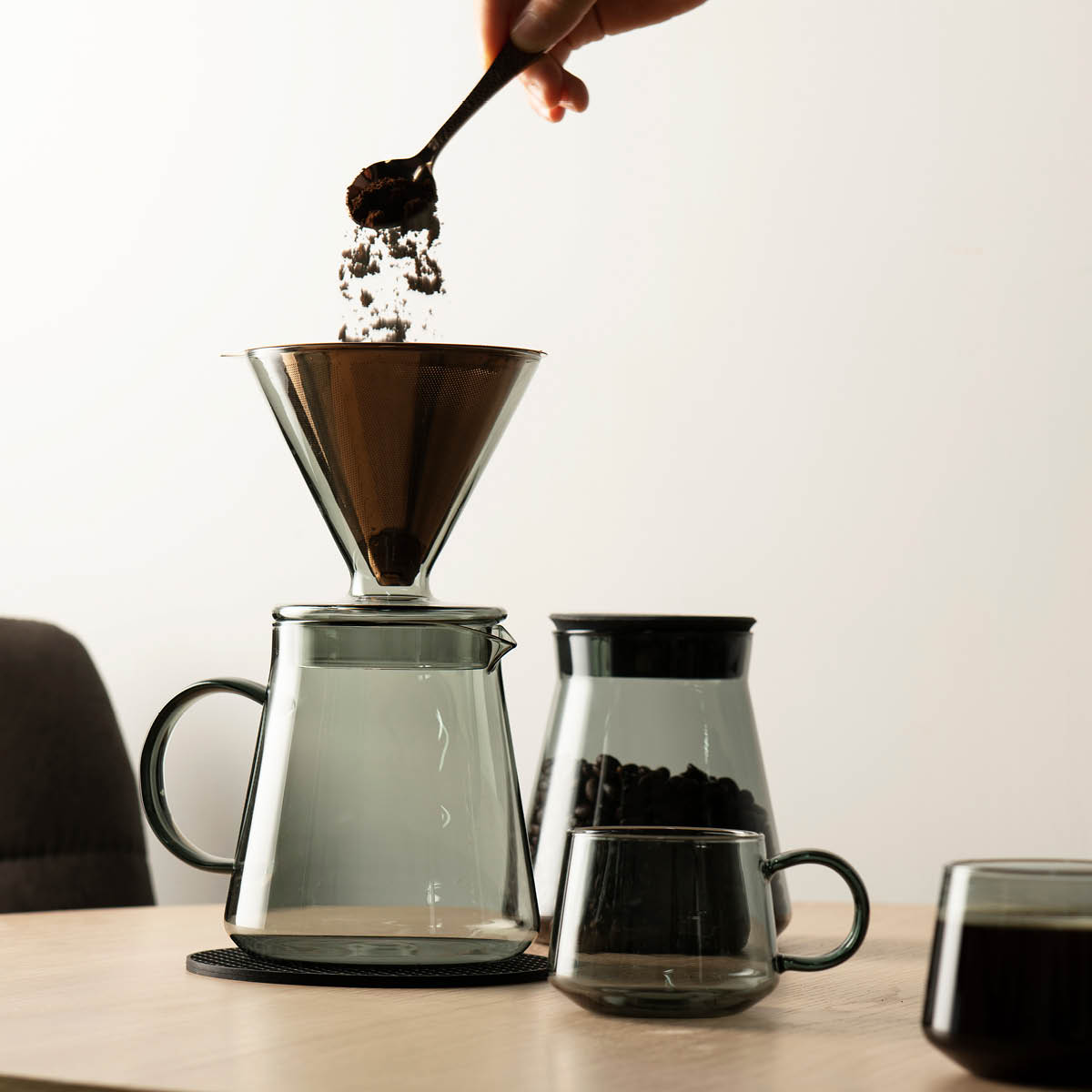 Modern House Reservdel Lundi kaffekanna 0,7 L smoke