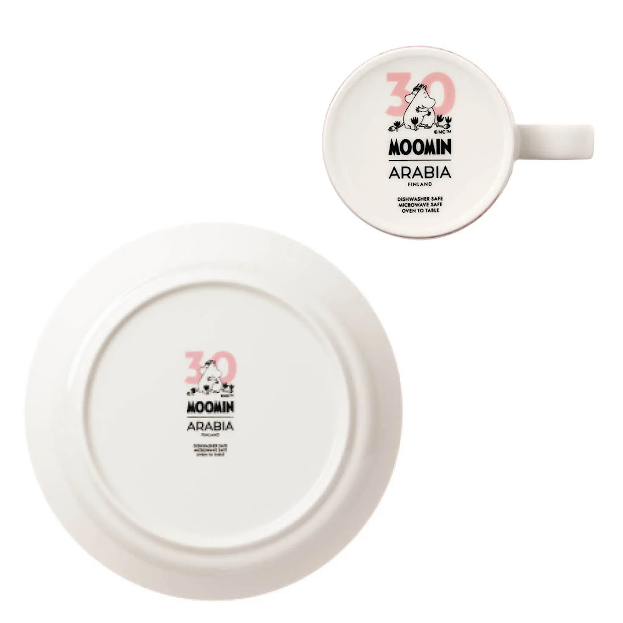 Moomin Arabia Muumi Muki ja Lautanen Rakkaus