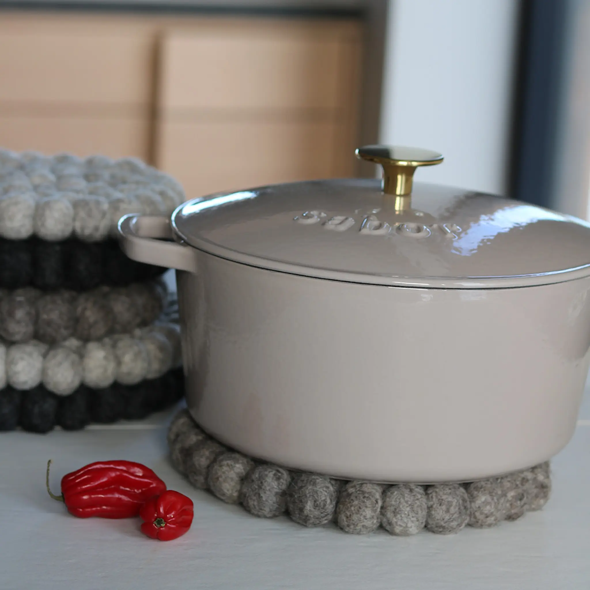 Sabor Hotspot Pannunalunen 21 cm Creme