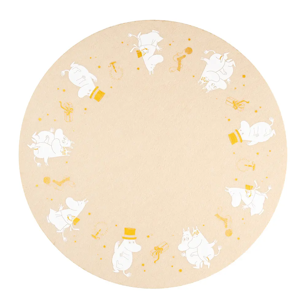 Mummi dekkebrikke 38 cm gnistrende stjerner