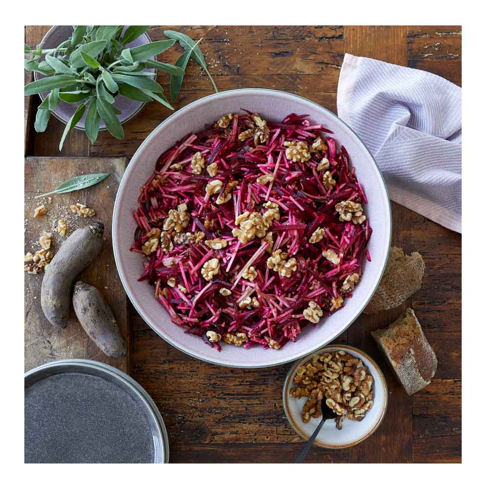 Bitz Bitz Salaattikulho 30 cm Harmaa/Vaaleanpunainen