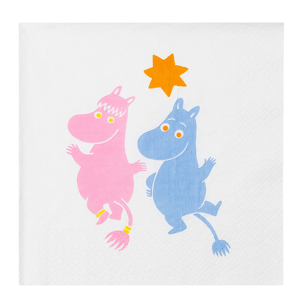 Moomin Arabia Mummi Fest serviett 33x33 cm 20 stk