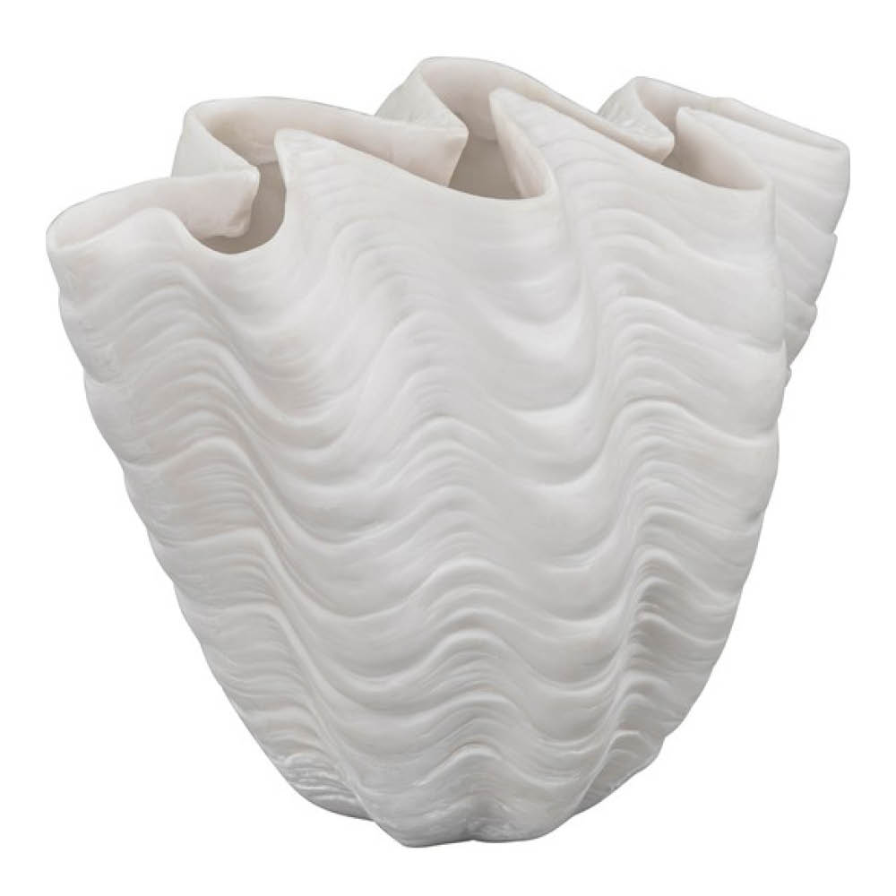 Mette Ditmer Shell vas 26 cm offwhite