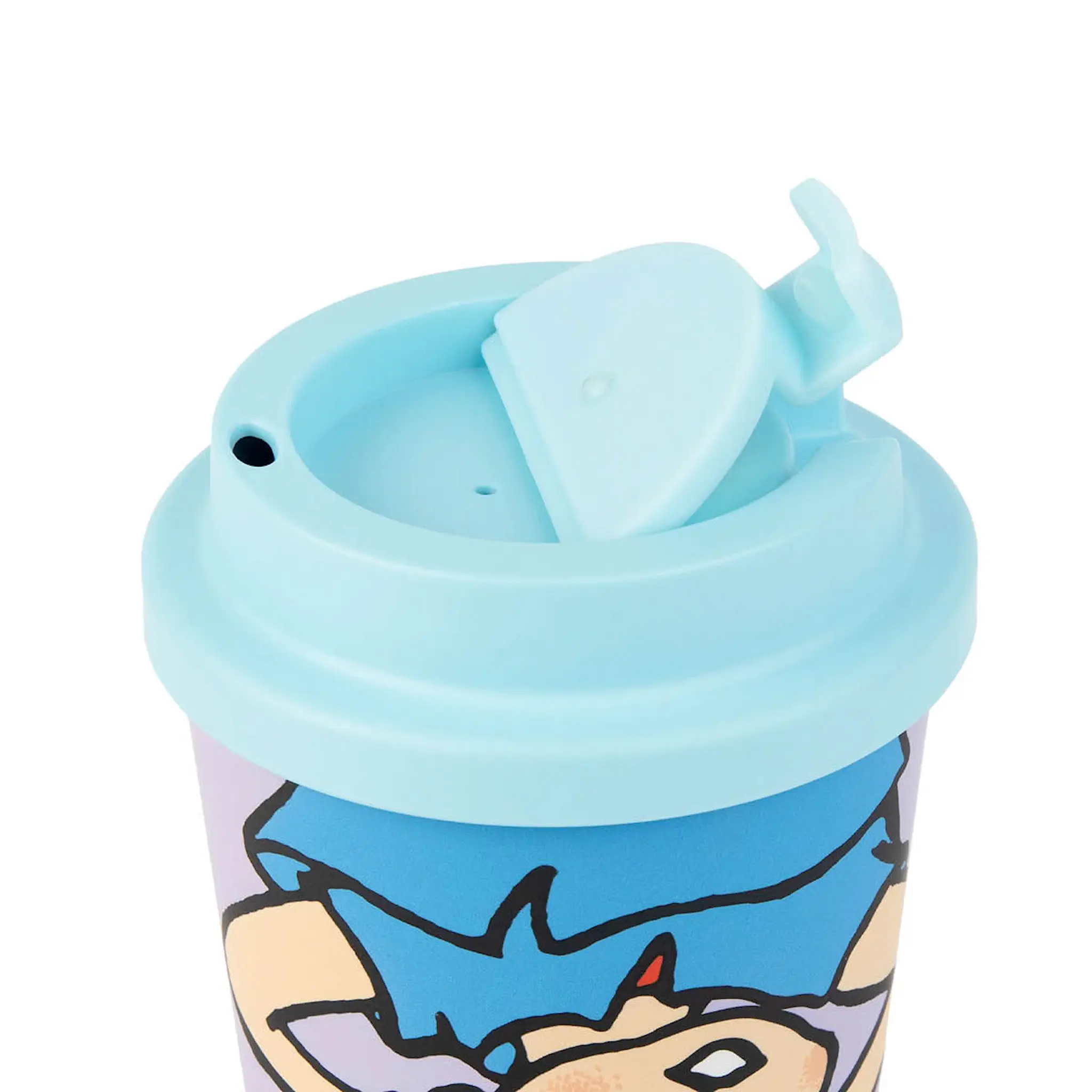 Nordicbuddies Pippi take away mugg 45 cl Pippi uppochner lila