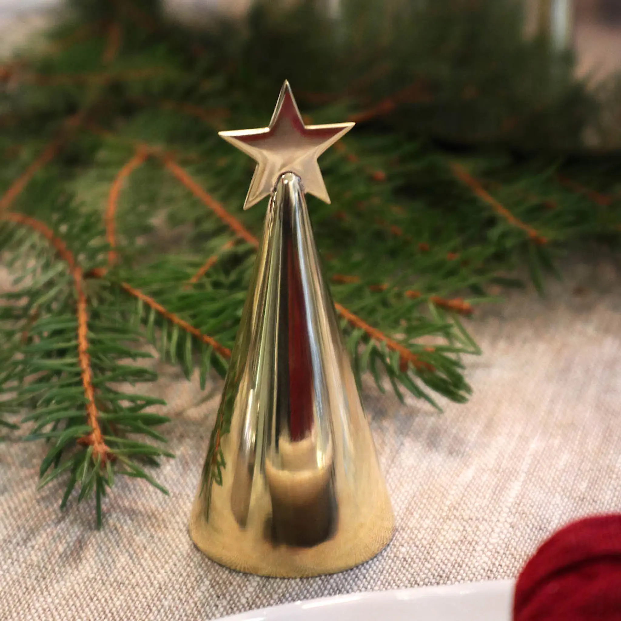 Klong Soprano Kynttilänjalka 20 cm Valkoinen/Messinki