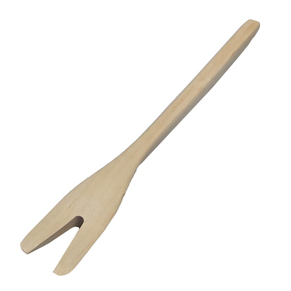 Våffelgaffel 20 cm trä