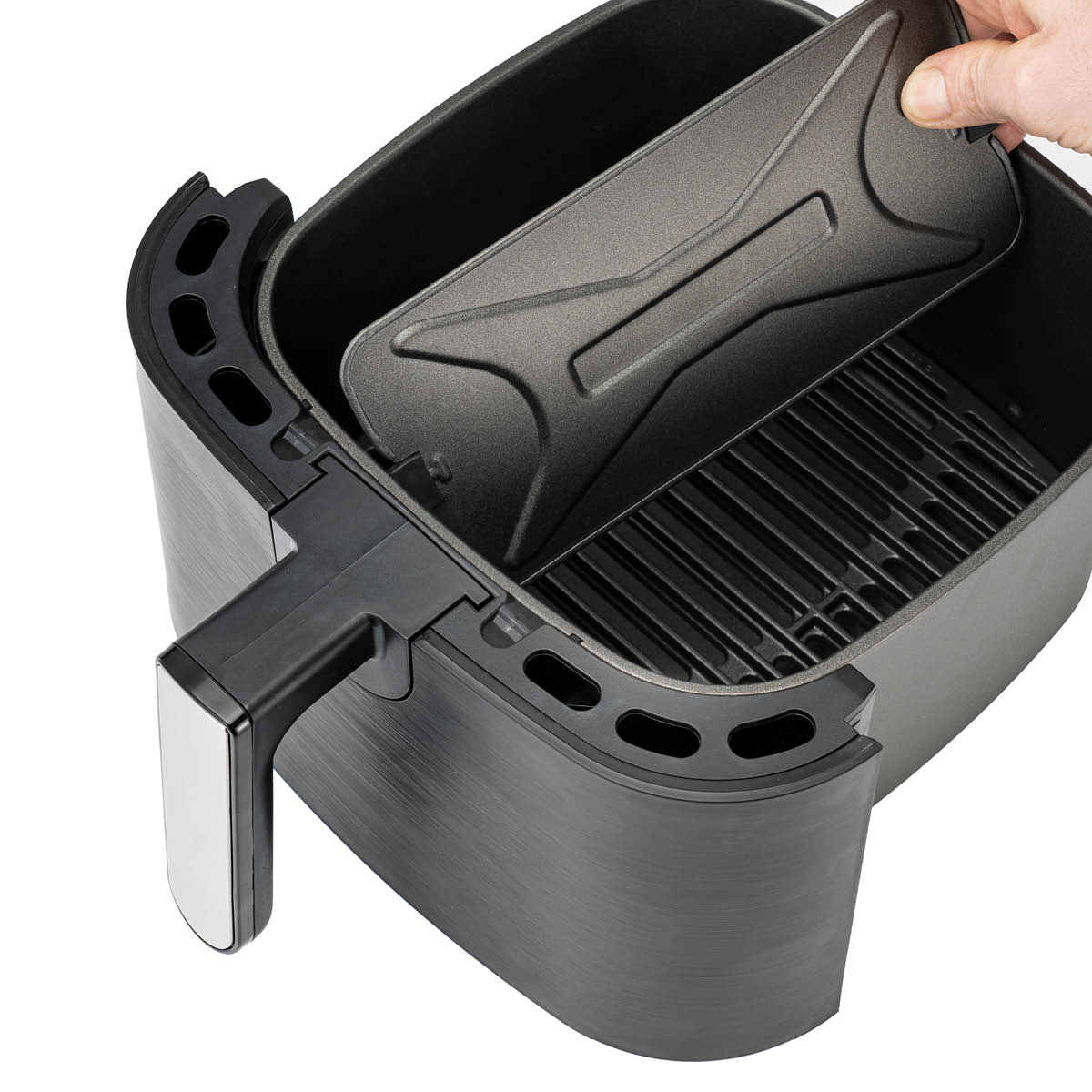 OBH Nordica Easy Fry & Grill XXL 2-i-1 airfryer AG8018S0 Svart