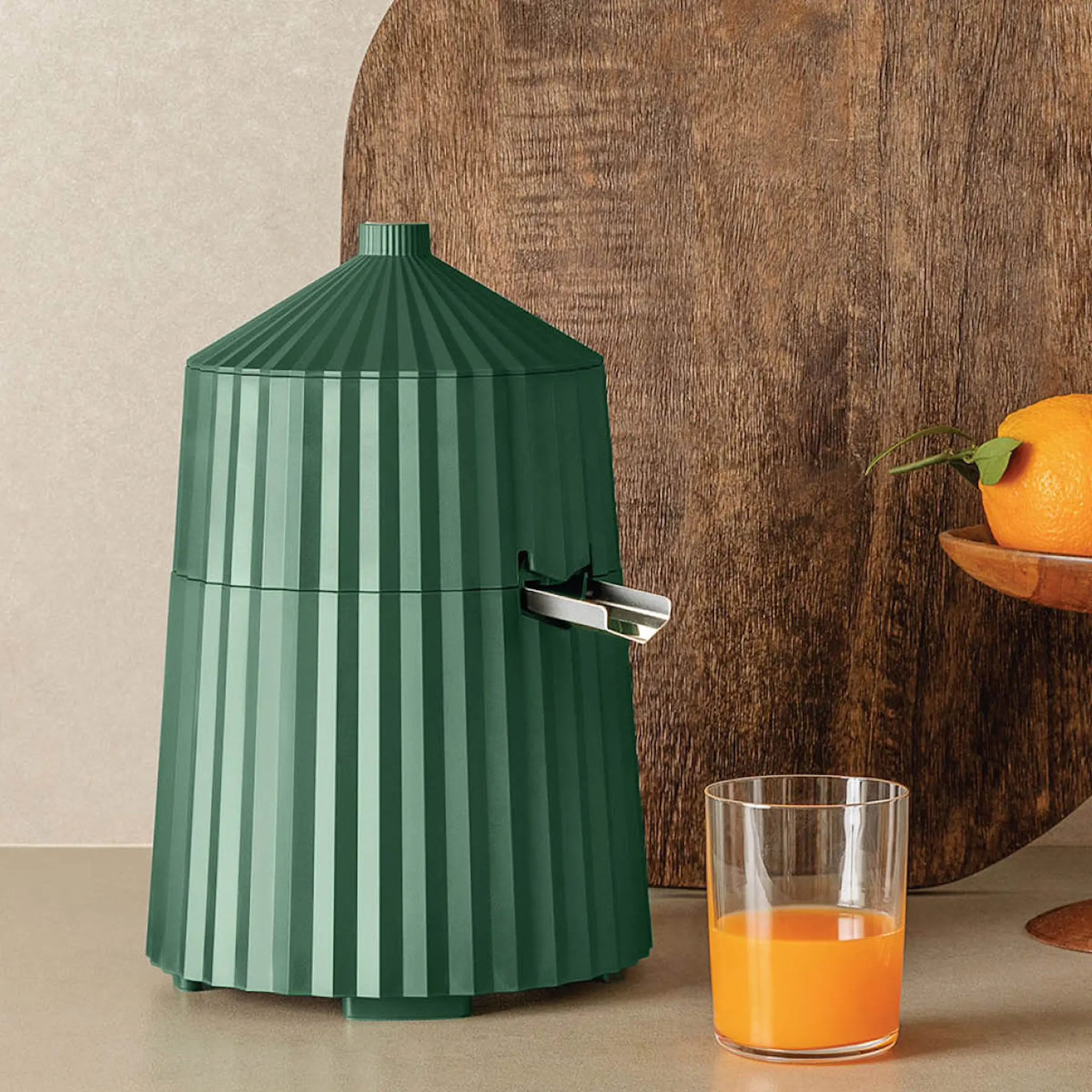Alessi Plissé citruspress elektrisk 80W grön