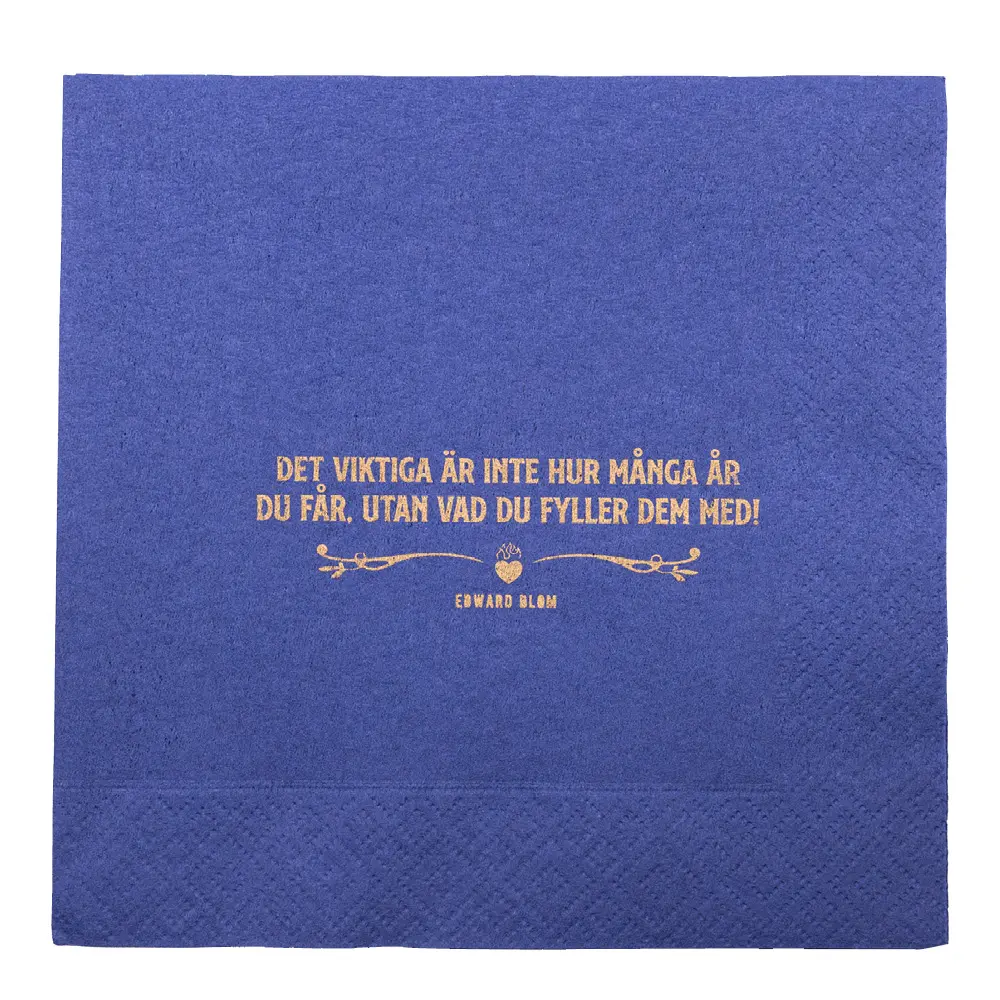 Servetti Det Viktiga Är 33x33 cm 20 kpl Sininen