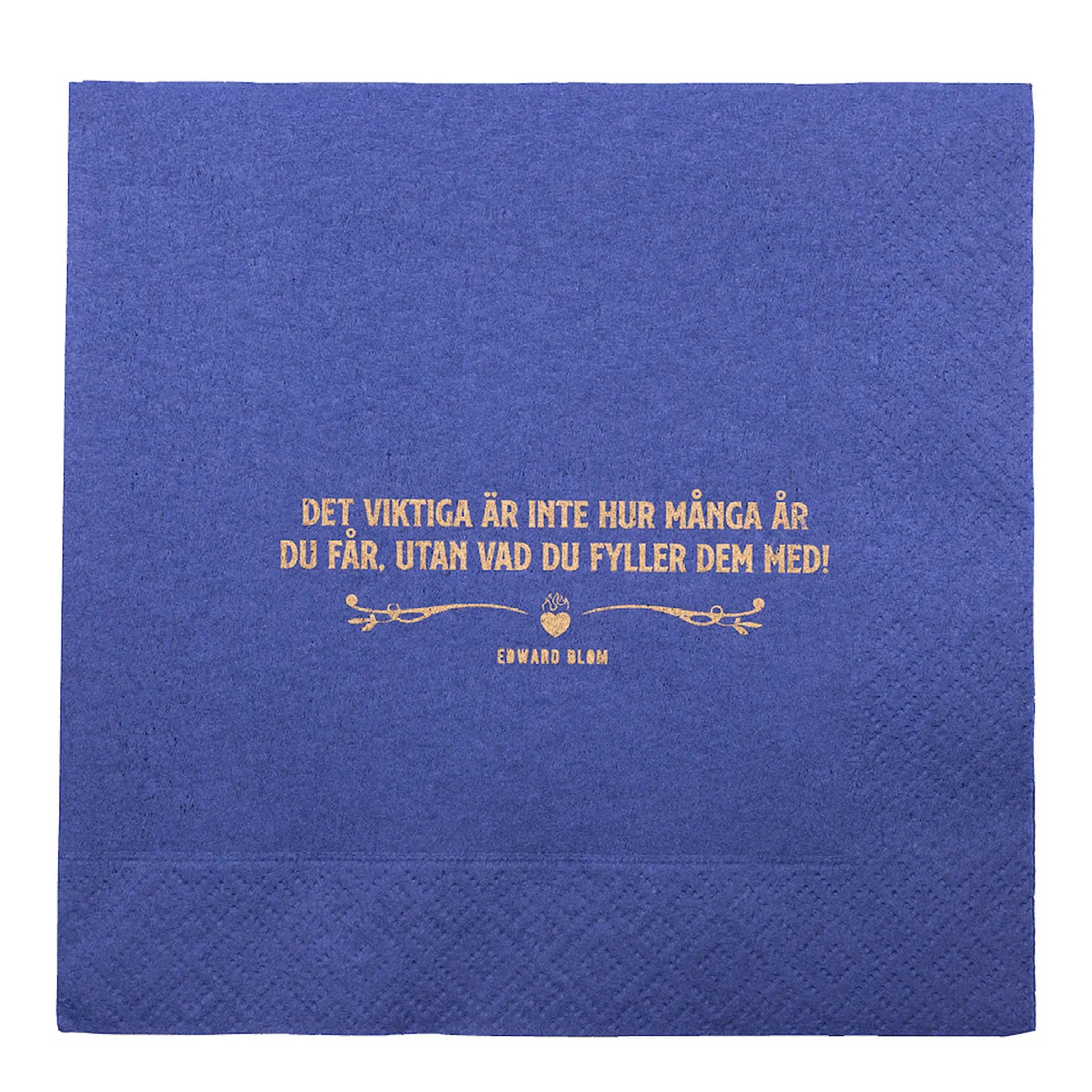 Edward Blom Servett Det Viktiga Är 33x33 cm 20-pack Blå