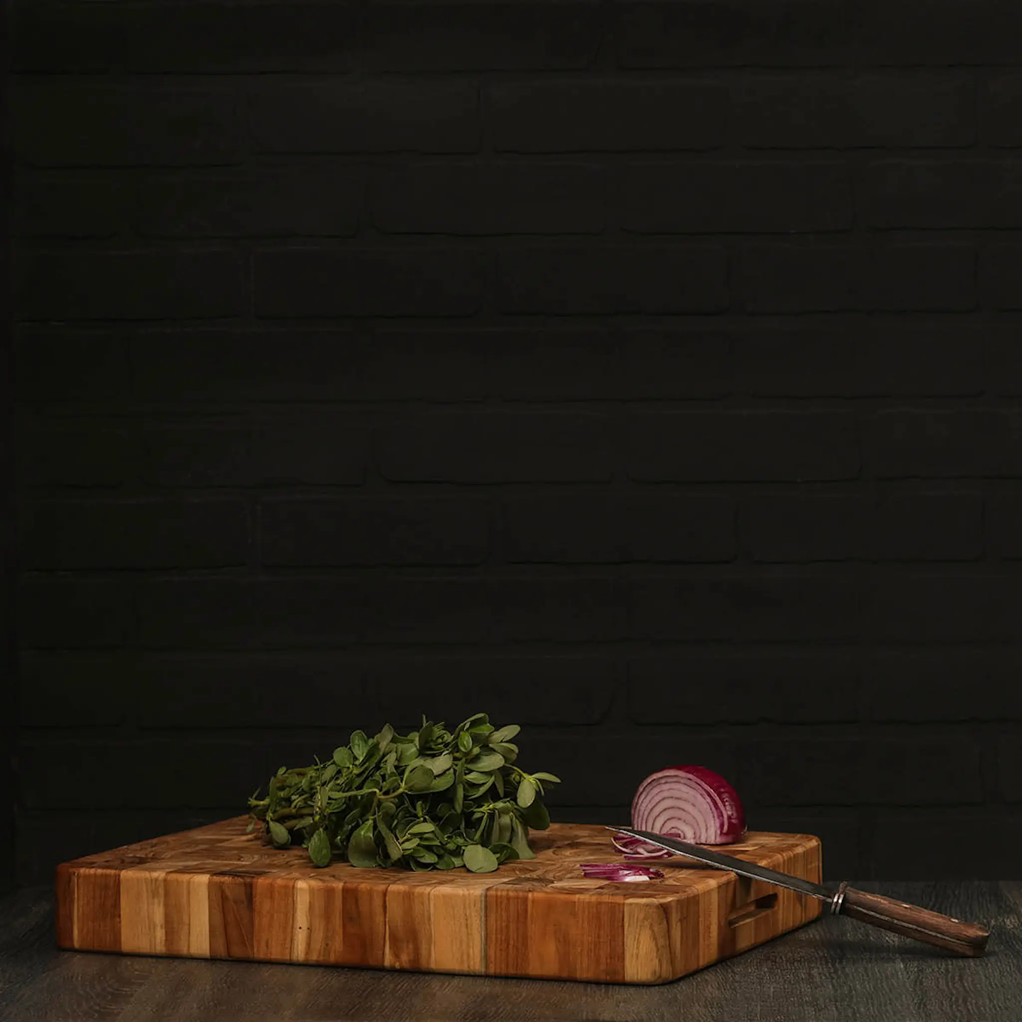 Teakhaus Butcher Block skär- och serveringsbräda 42x30,5 cm teak