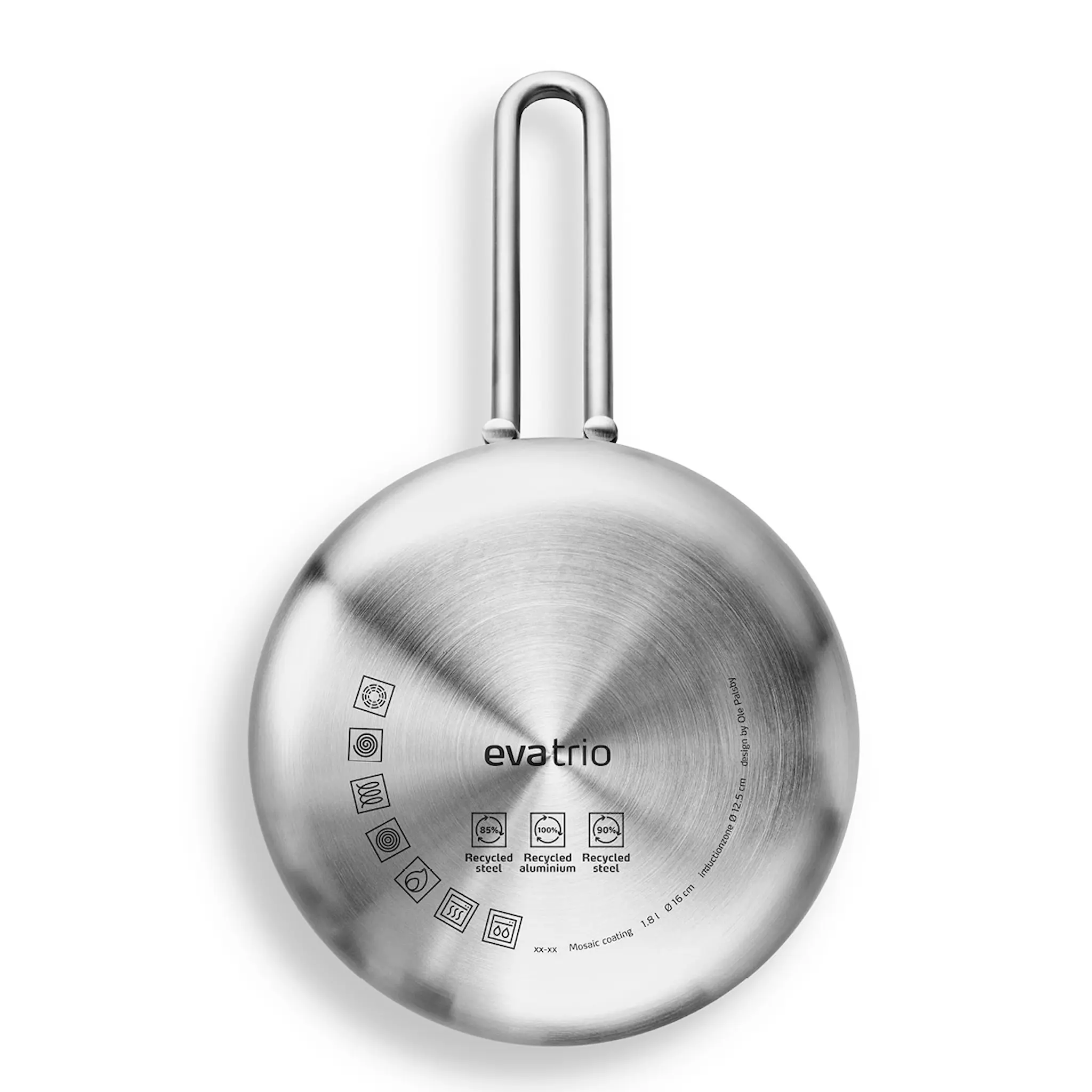 Eva Trio Multi Mosaic kastrull 1,8 L 16 cm keramisk