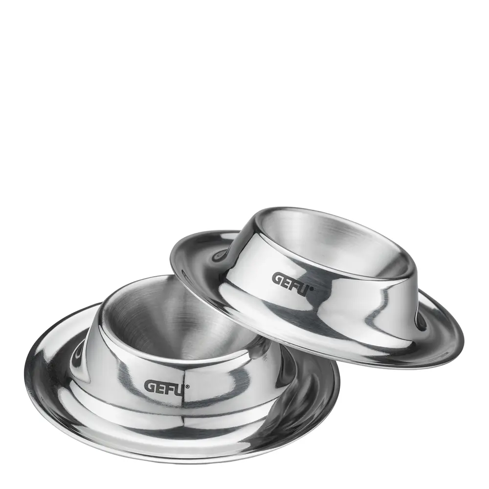 Eggeglass 2 stk rustfri