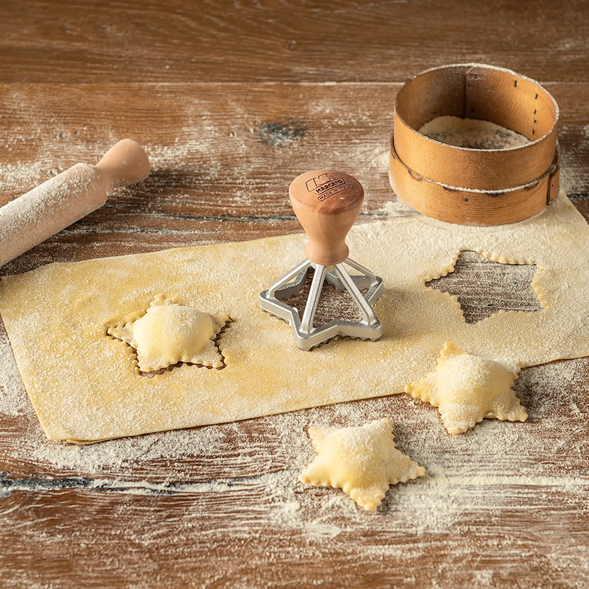 Marcato Atlas Raviolimuotti tähti 6,5 cm