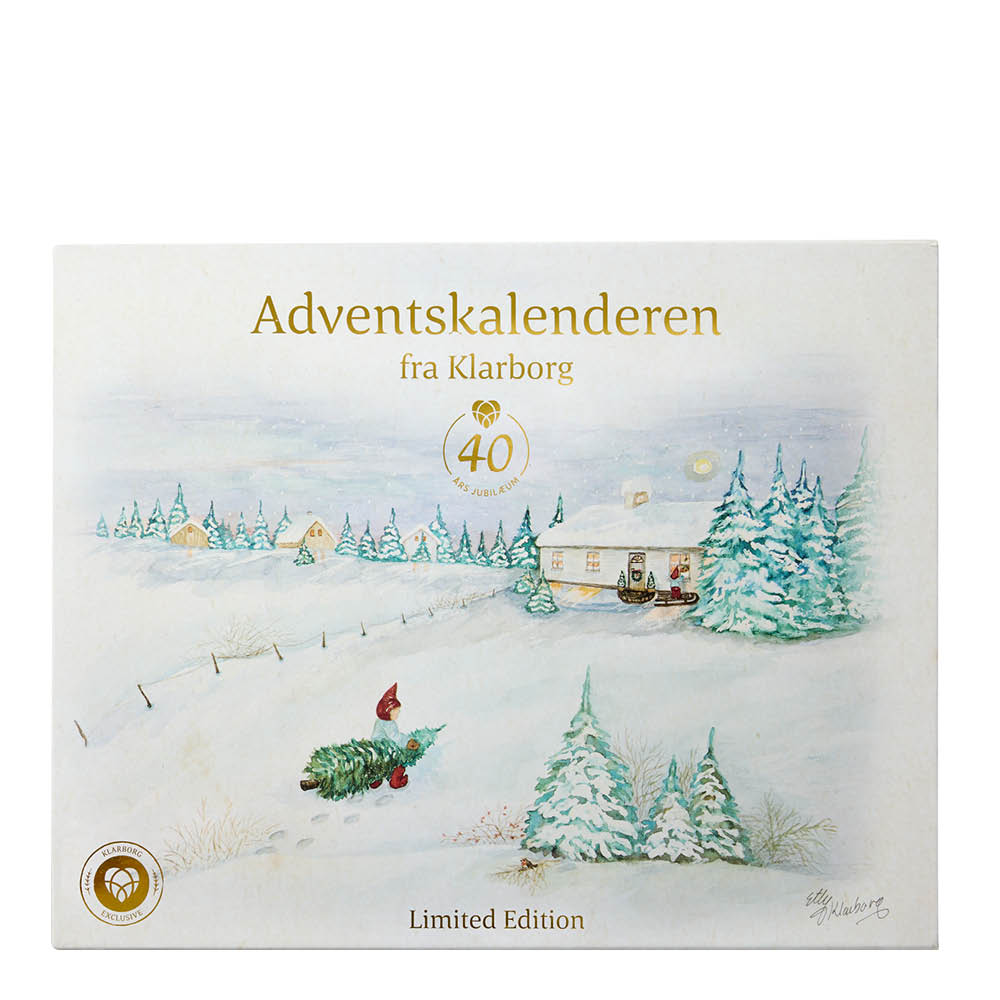 Klarborg Adventskalender julfigurer 4 delar 40-årsjubileum