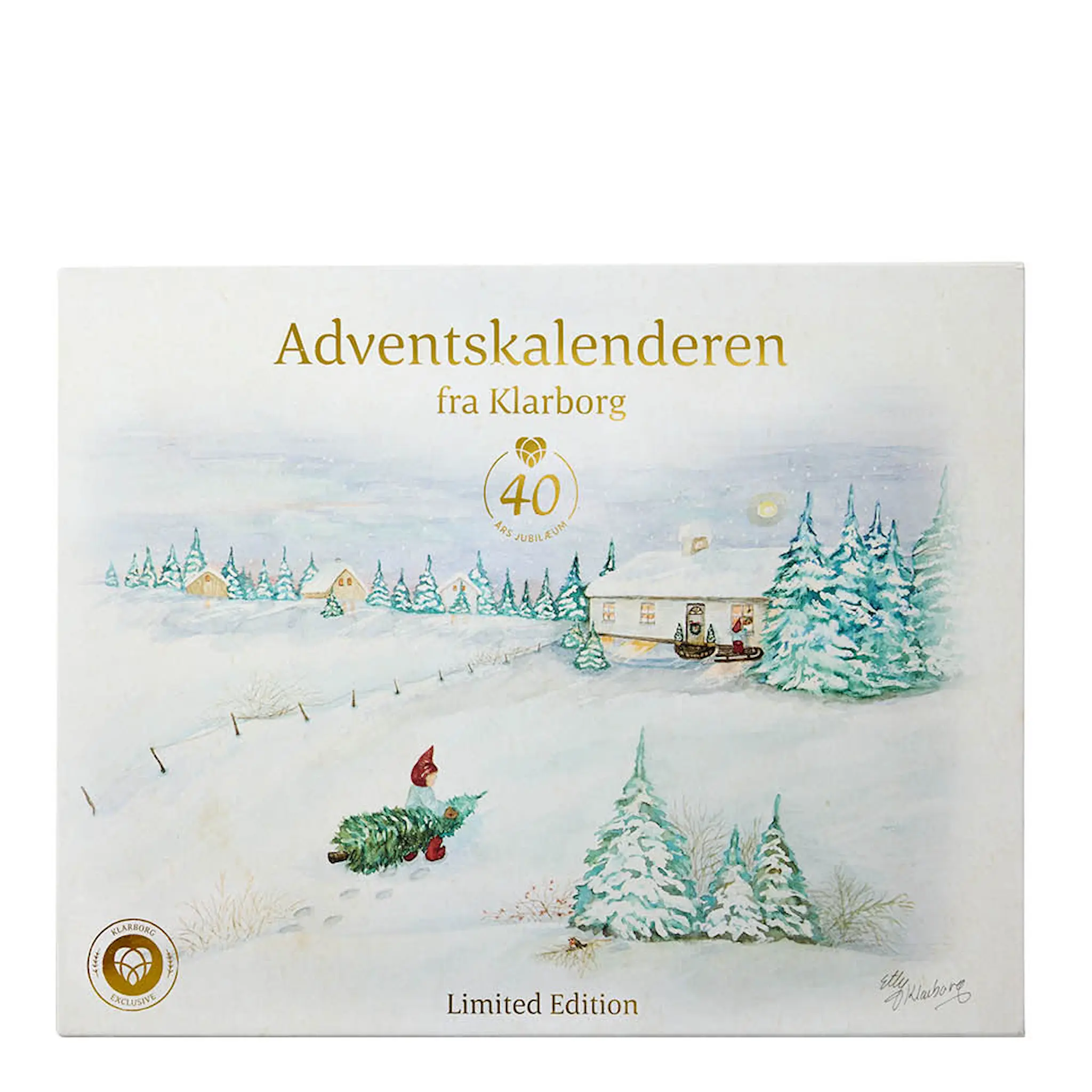 Klarborg Adventskalender julfigurer 4 delar 40-årsjubileum