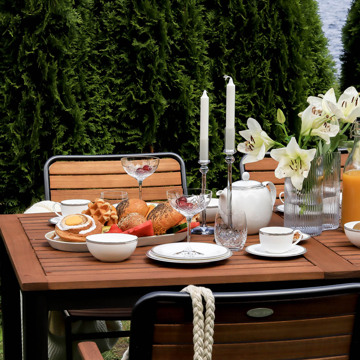 Royal Porcelain Silver Paisley tallerken 19 cm